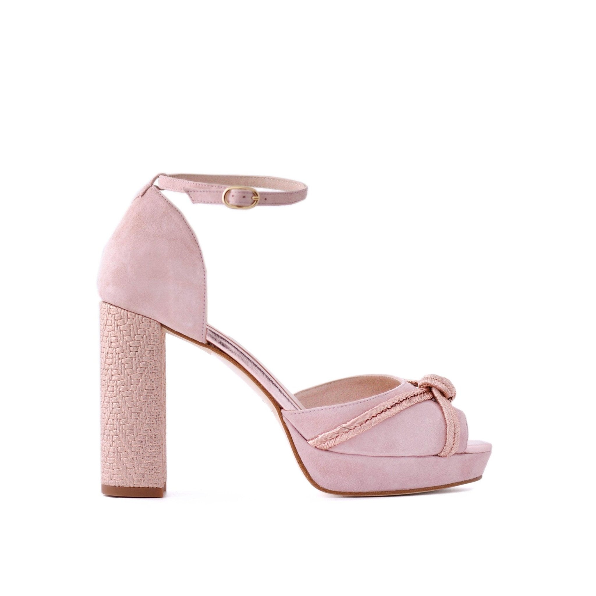 Diana Lavanda Grabado Any Maxi — Zapatos de novia Lomas Shoes