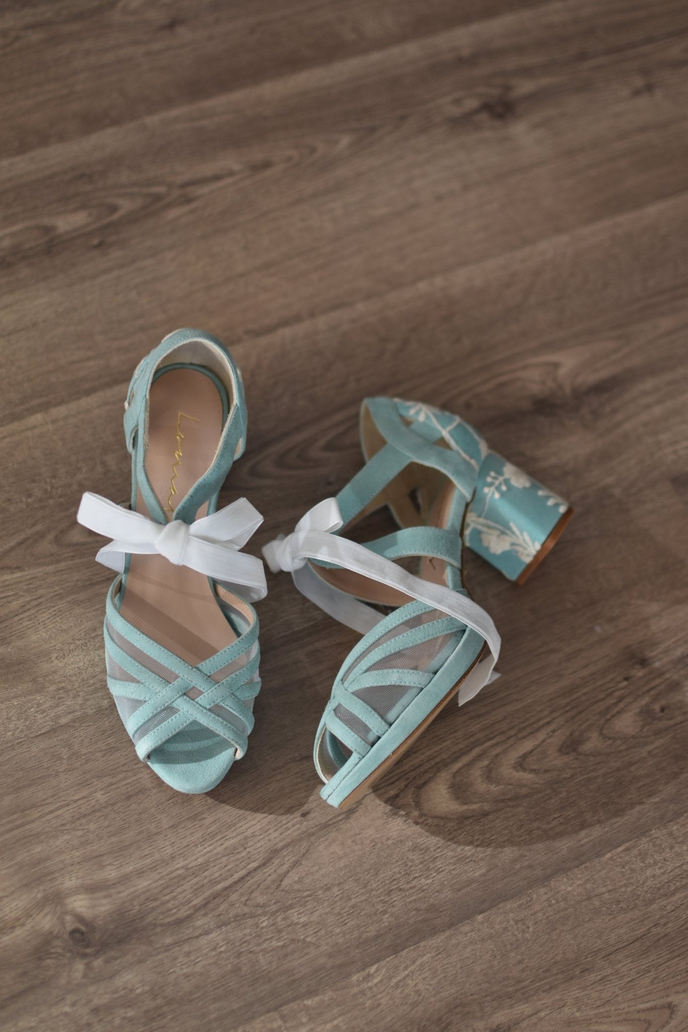 .En Stock Ciara mint Portofino midi TALLA 37 - zapatos_novia