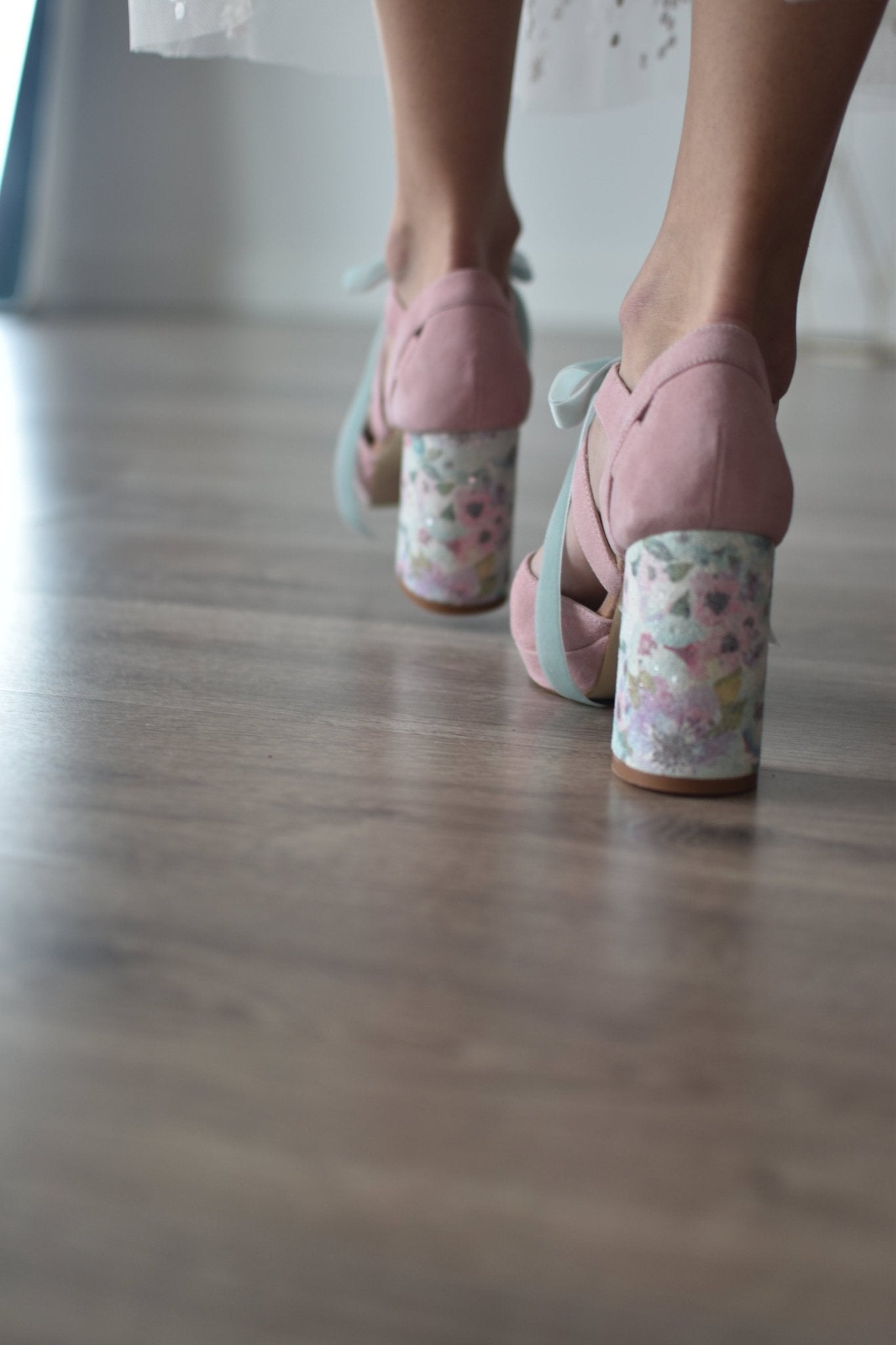 .En stock HERA abierto rosa claro Blossom 85 Talla 38 - zapatos_novia