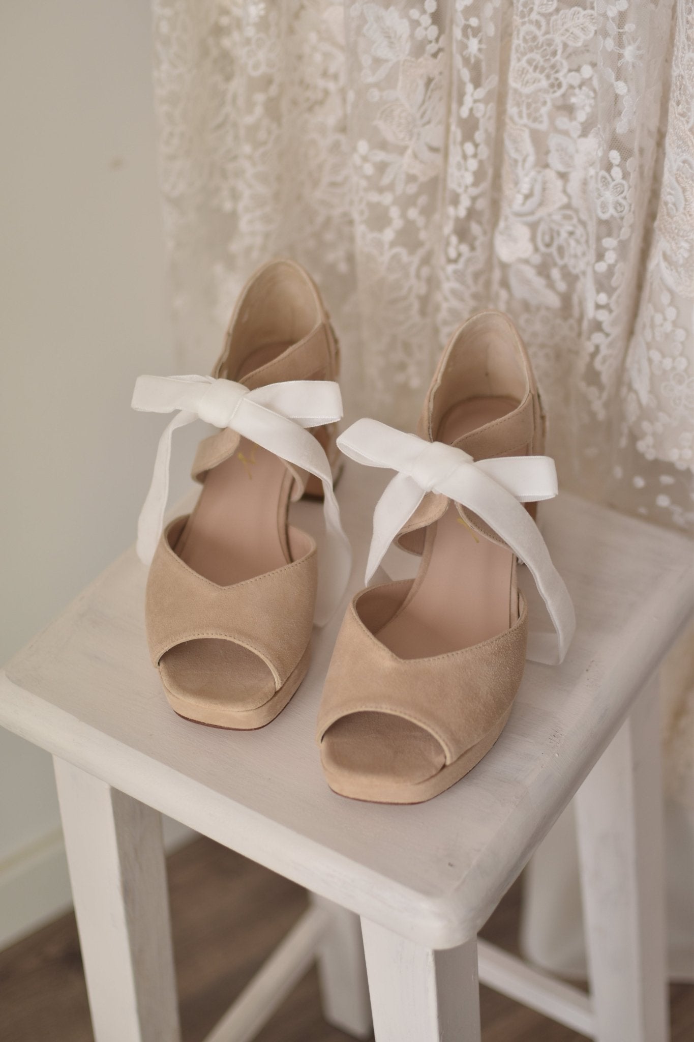 HERA abierto beige natural Mary horma reina 6 cm - zapatos_novia