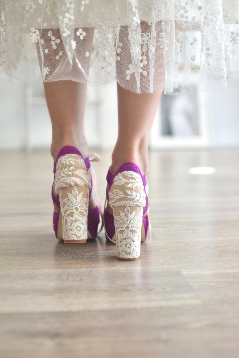 HERA abierto buganvilla bordado YAUM 95 - zapatos_novia