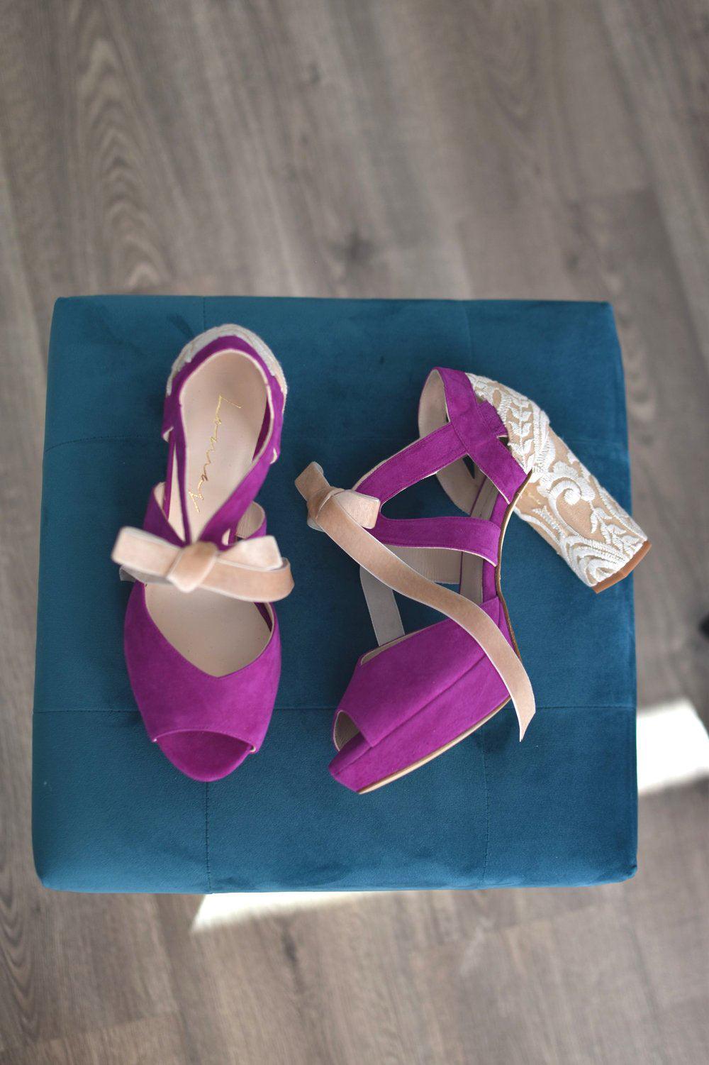 HERA abierto buganvilla bordado YAUM 95 - zapatos_novia