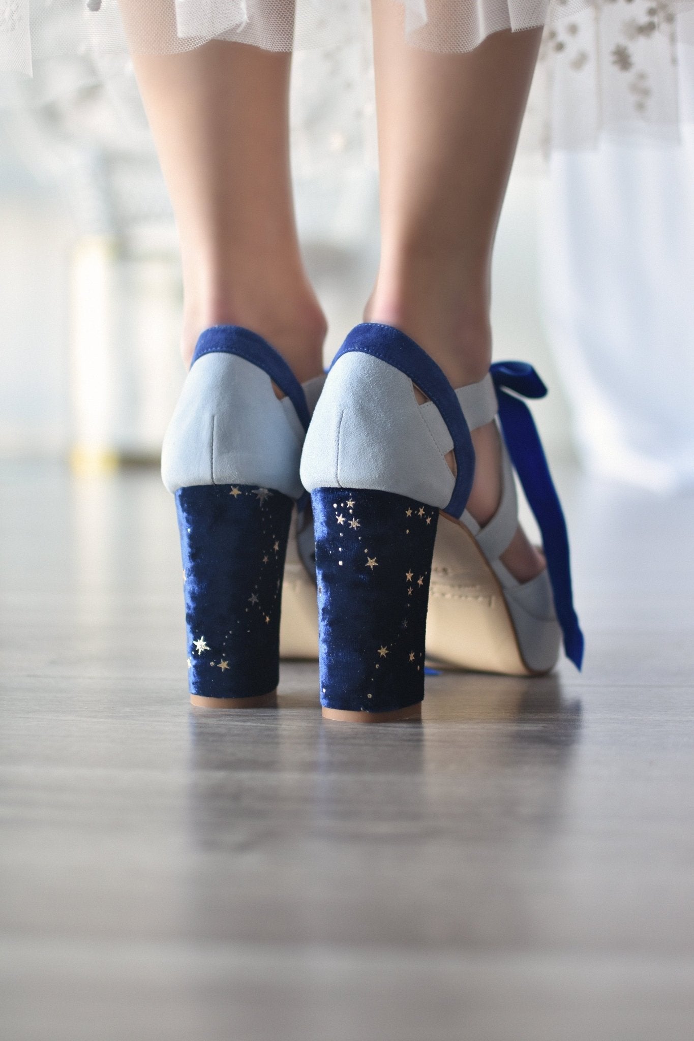 HERA abierto celeste contelación 95 - zapatos_novia