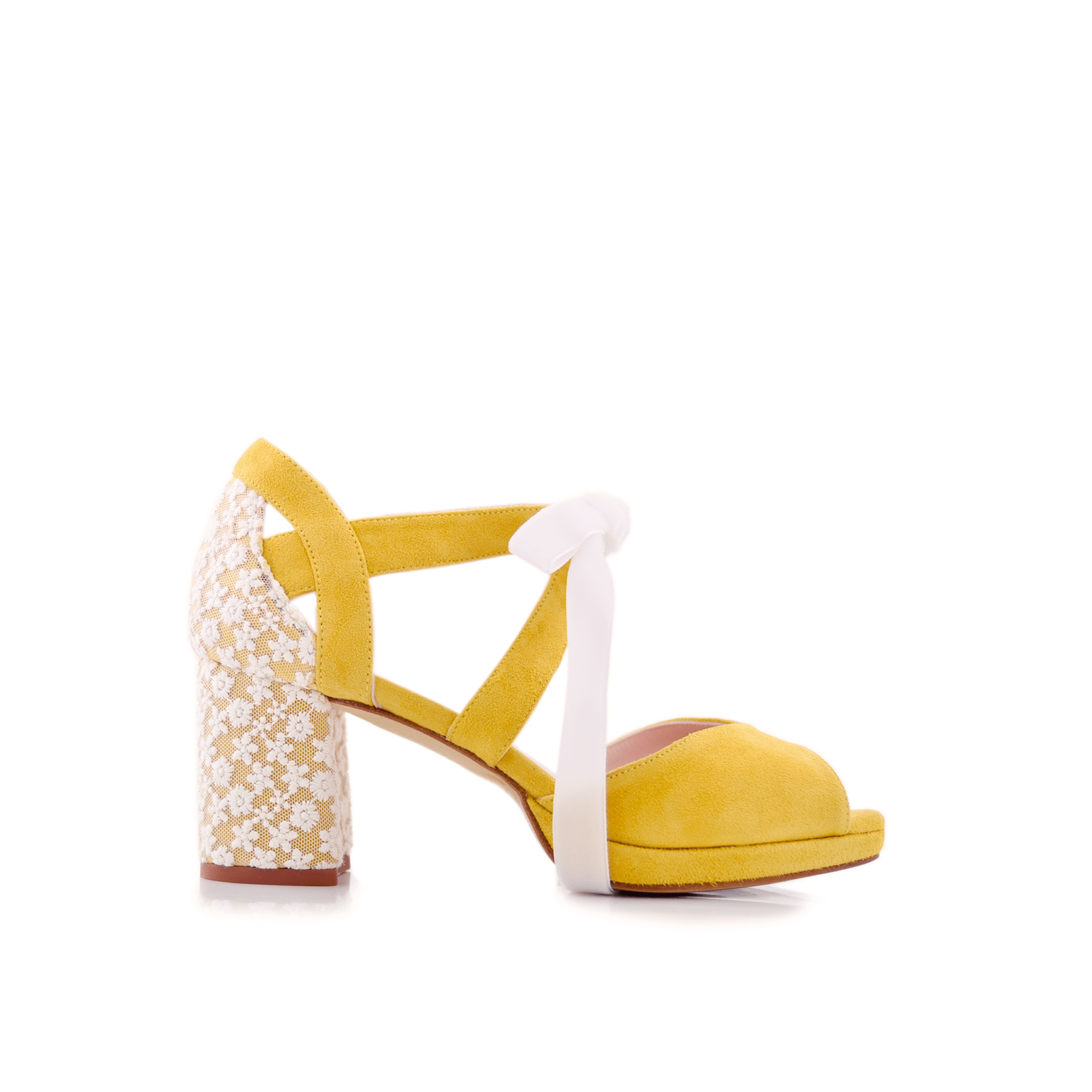 Hera Amarillo Mostaza Marion Petit — Zapatos de novia Lomas Shoes