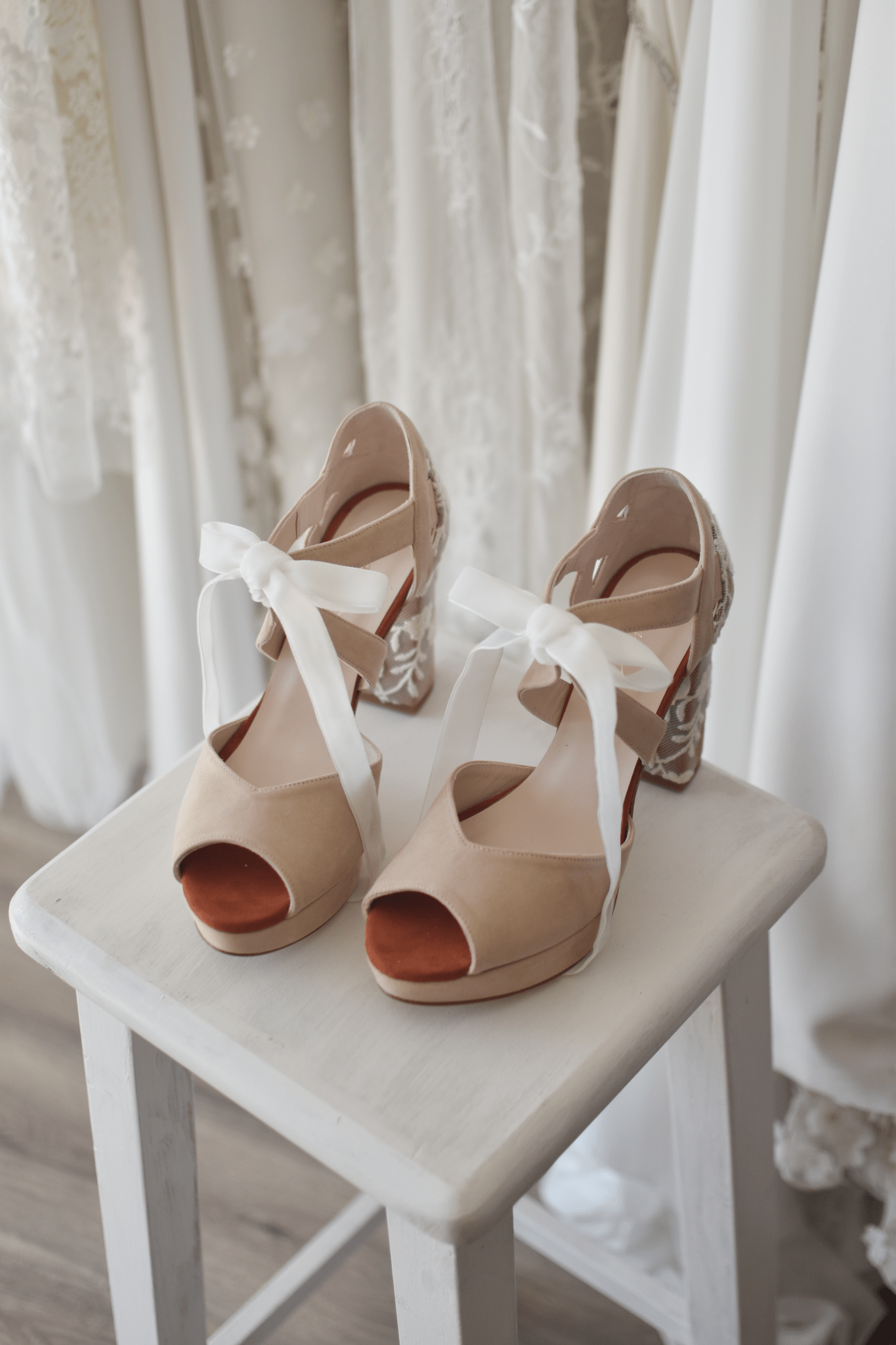 HERA abierto teja y beige Portofino 95 - zapatos_novia