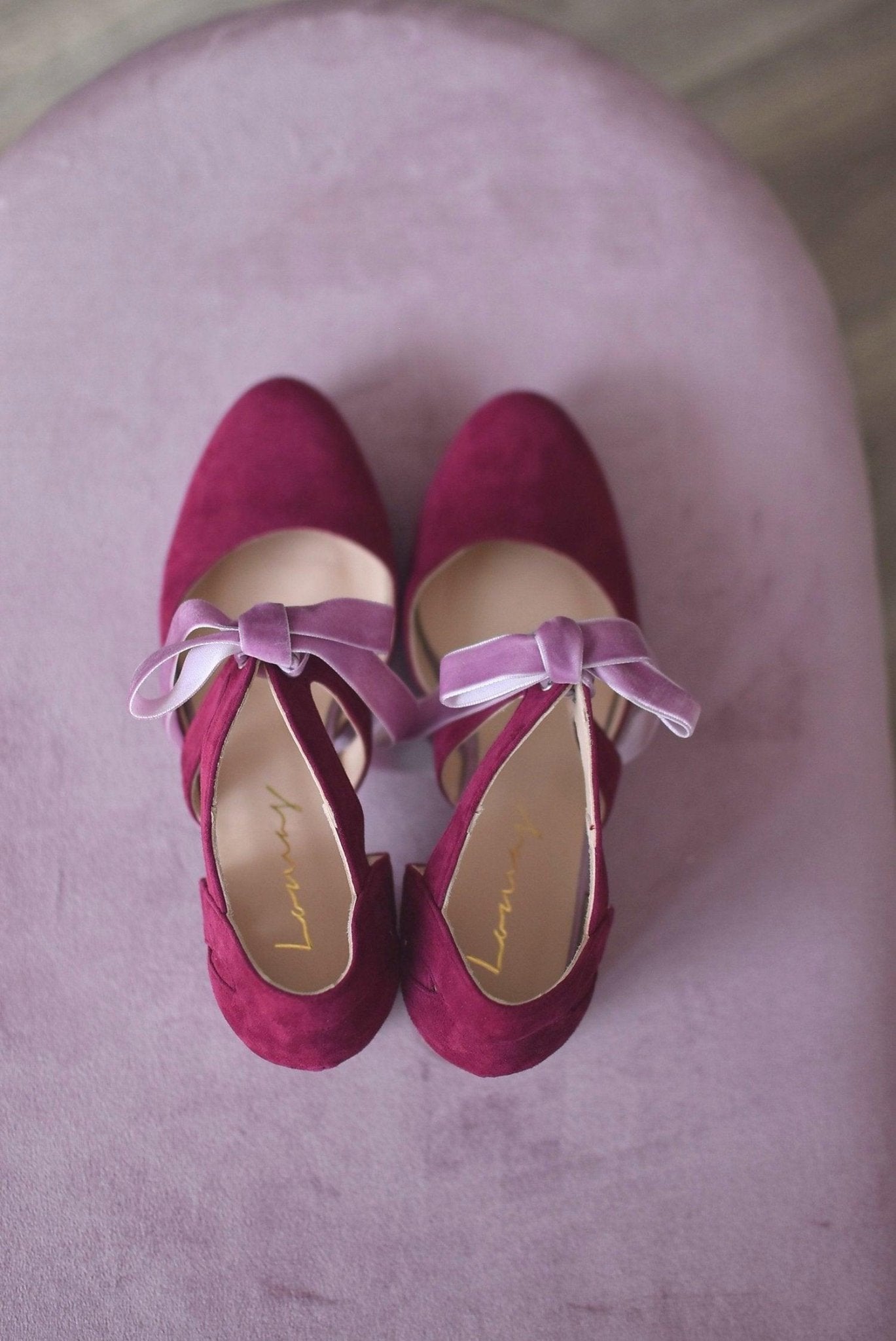 HERA cerrado bordeaux glitter petit - zapatos_novia