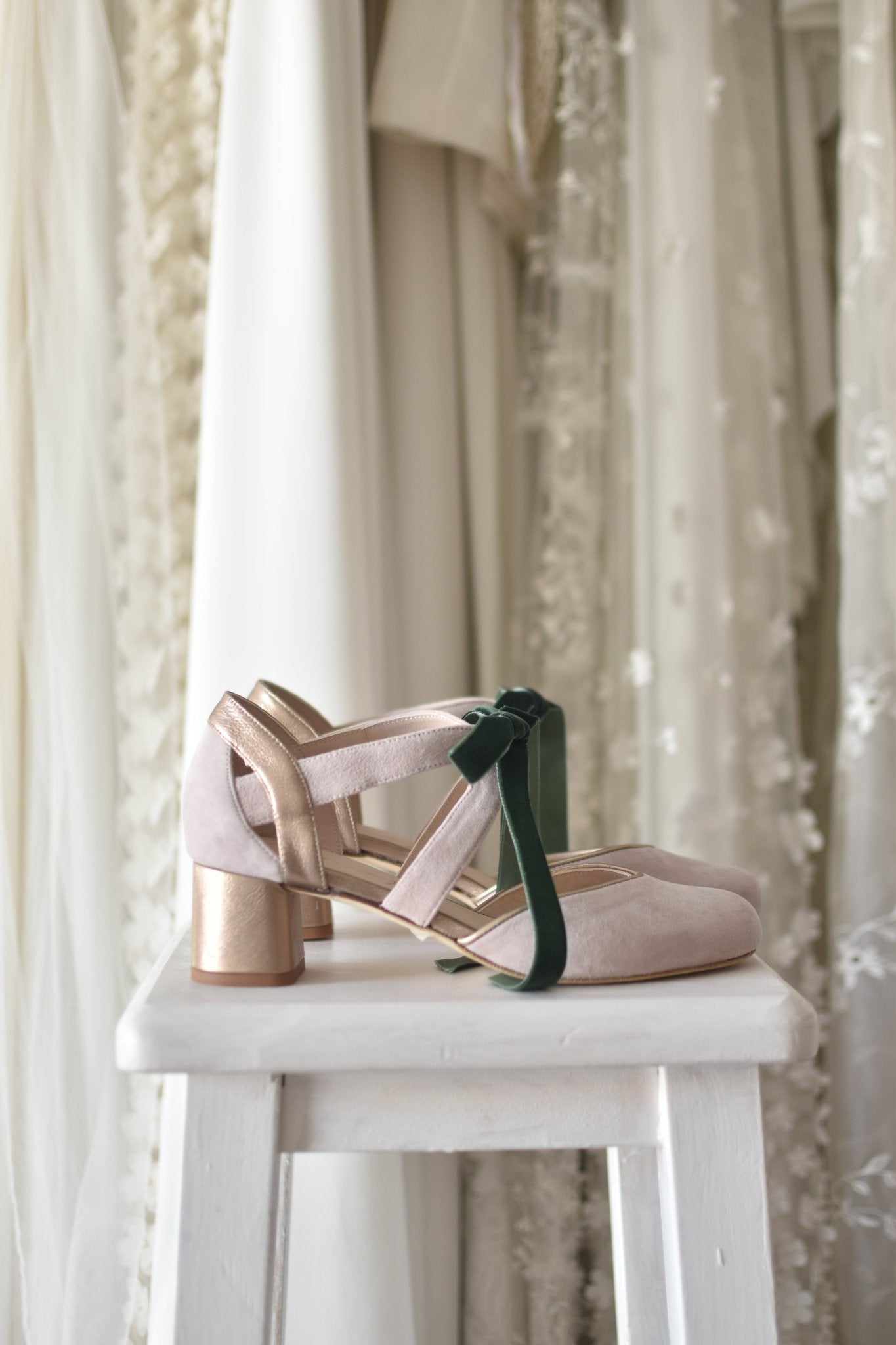 HERA cerrado pink soft metalizado mini - zapatos_novia