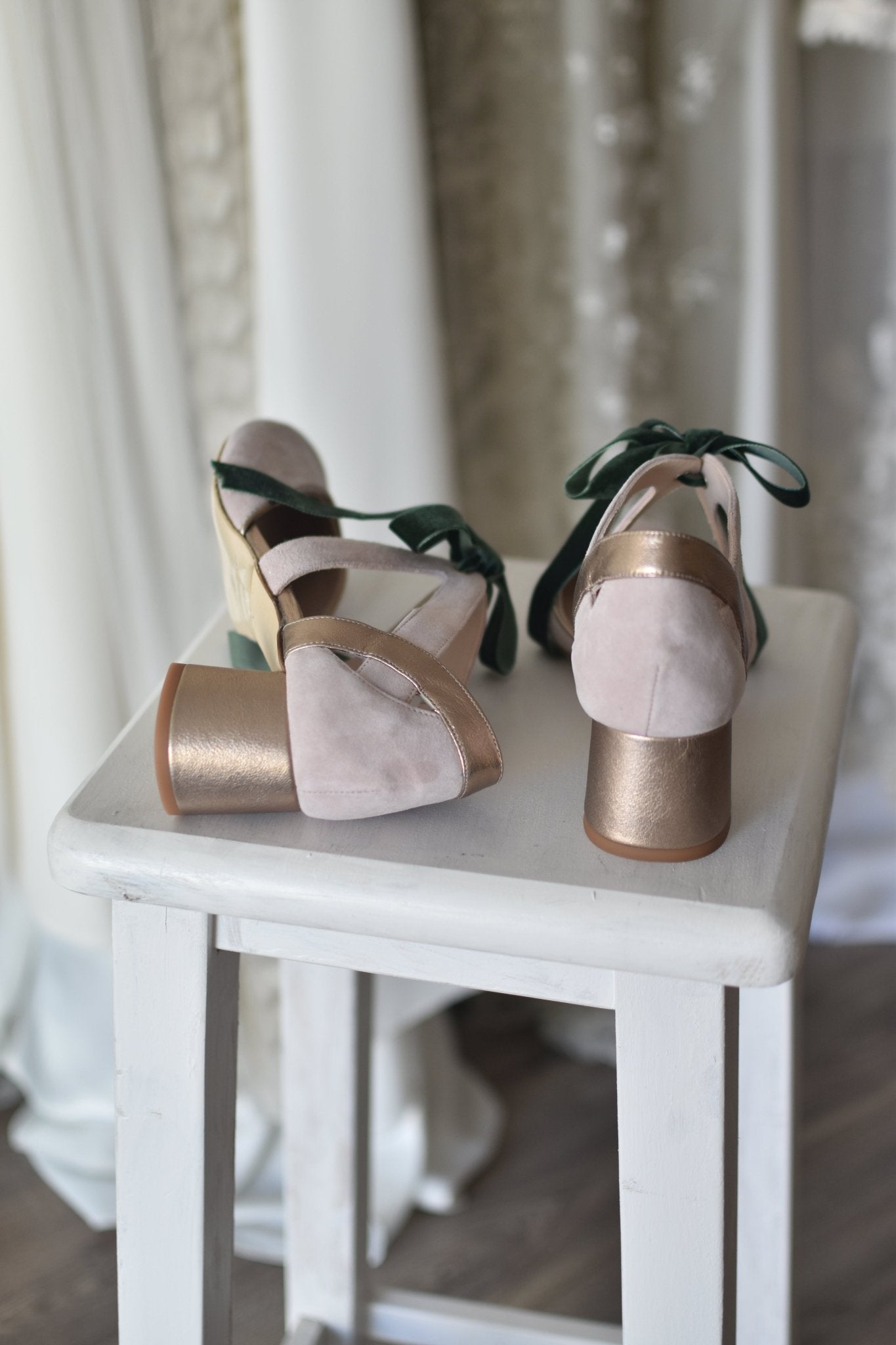 HERA cerrado pink soft metalizado mini - zapatos_novia