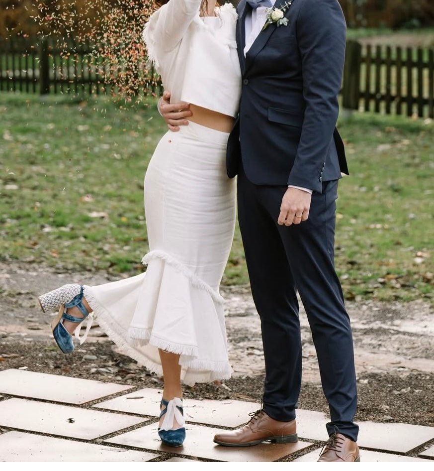 HERA cerrado velvet azul Marlin nuevo Marion 85 - zapatos_novia