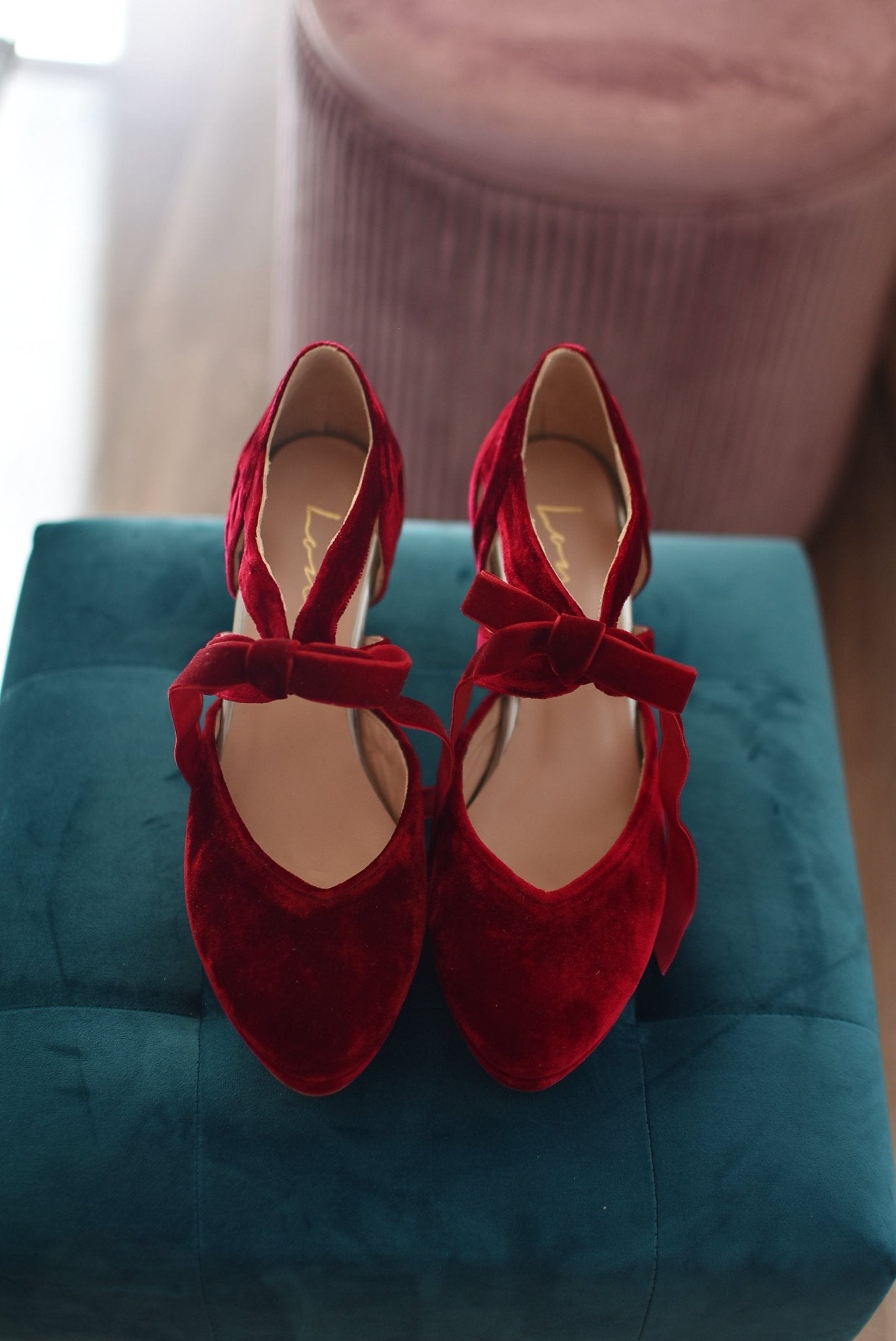 Hera cerrado velvet burdeos glitter plata 85 - zapatos_novia