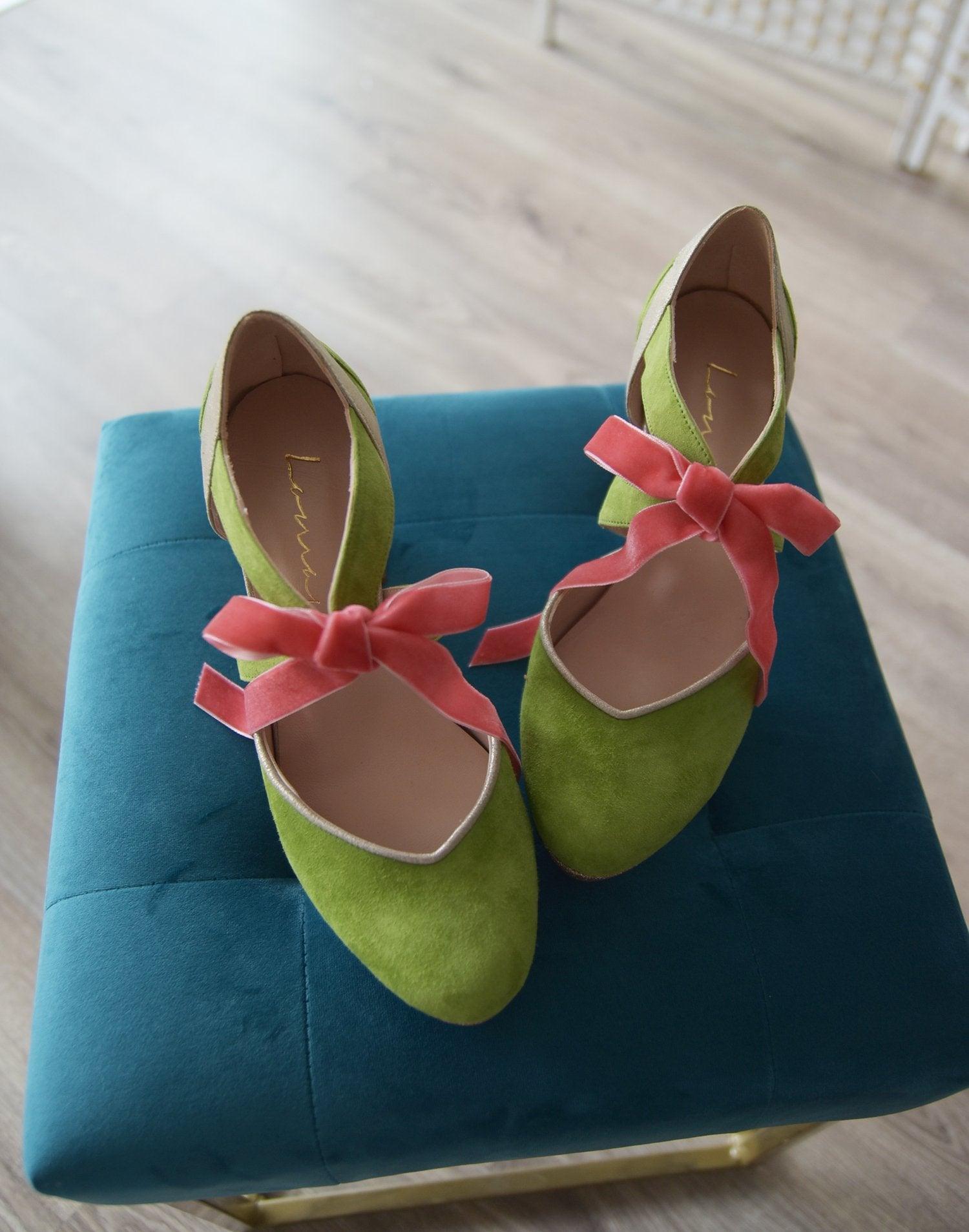 HERA cerrado verde tropical glitter bronce 85 - zapatos_novia