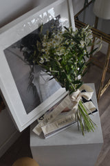 z.Velvet ribbon for bridal bouquet BOUGHT VILLA DARK