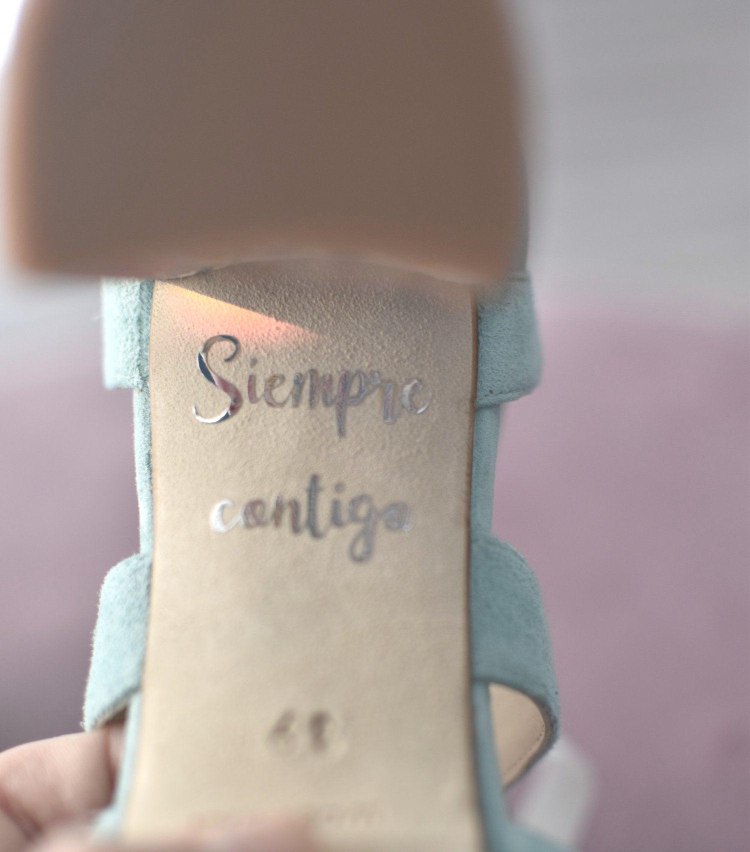 Letras personalizadas - zapatos_novia