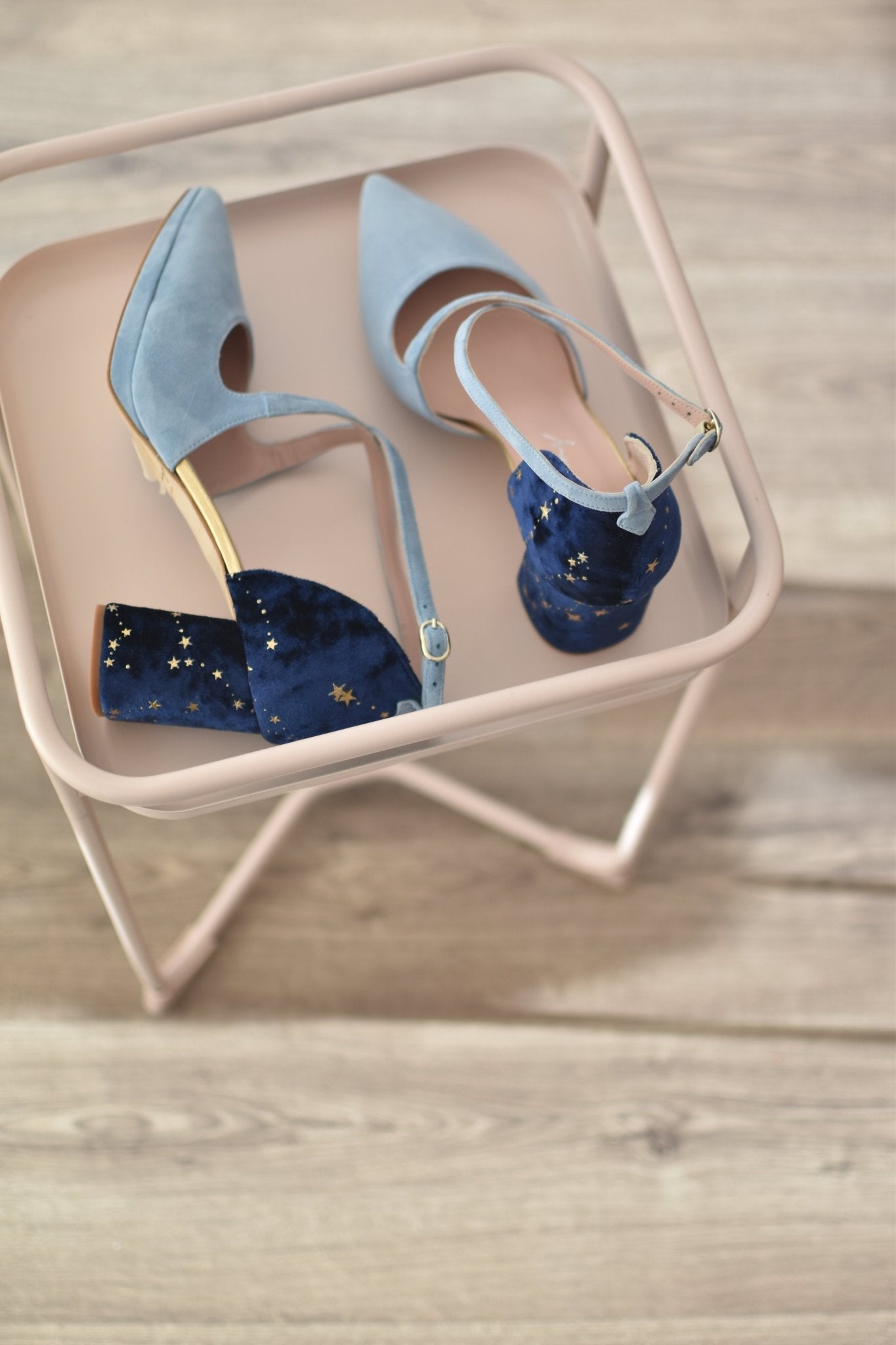 LOLA azul palace Constelación petit - zapatos_novia
