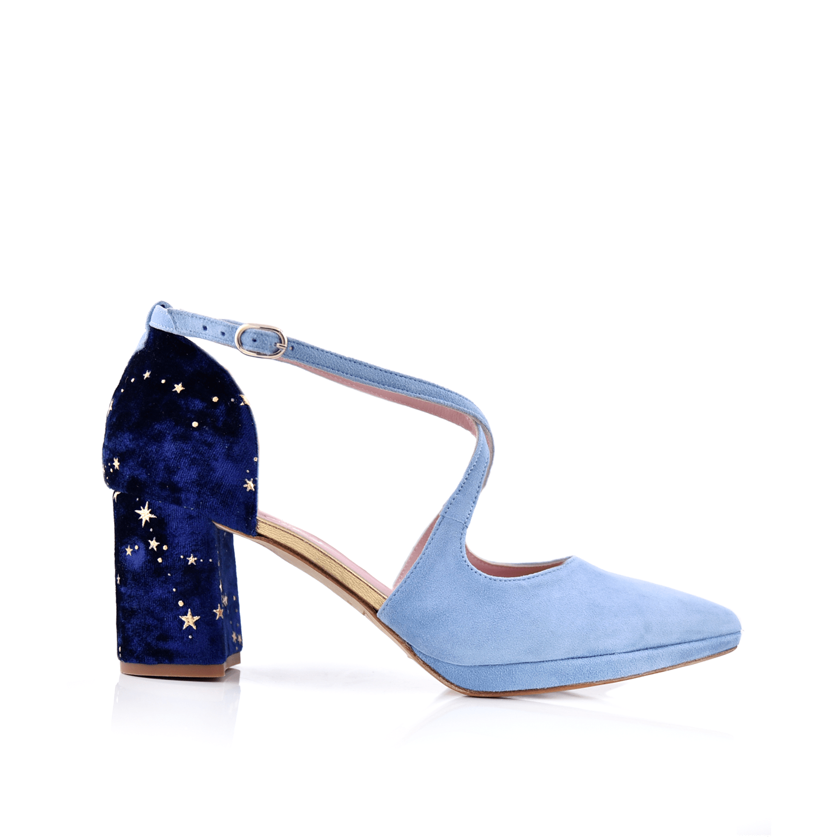 Lola Azul Palace Constelación Petit — Zapatos de novia Lomas Shoes