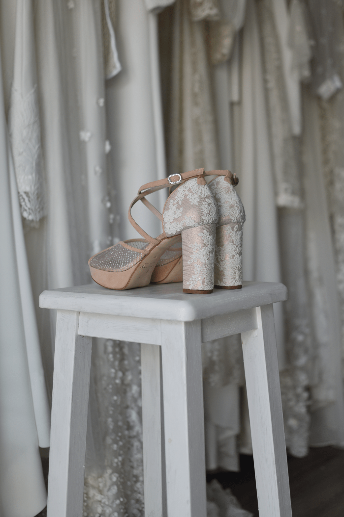 LUNA - ALIZE melocotón bordado Oliveti 95 - zapatos_novia