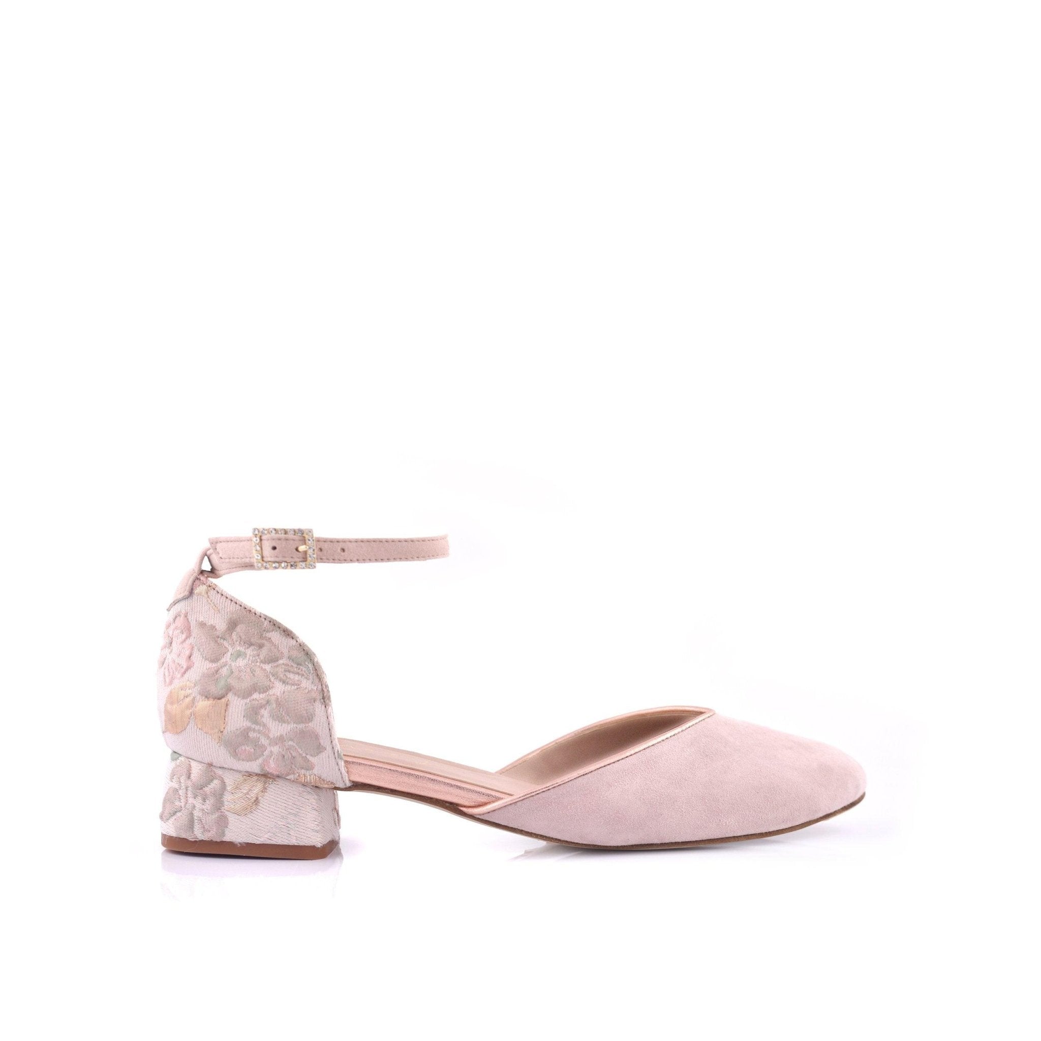 Manoletinas novia pink pulseraNew Matilda 3cm - zapatos_novia
