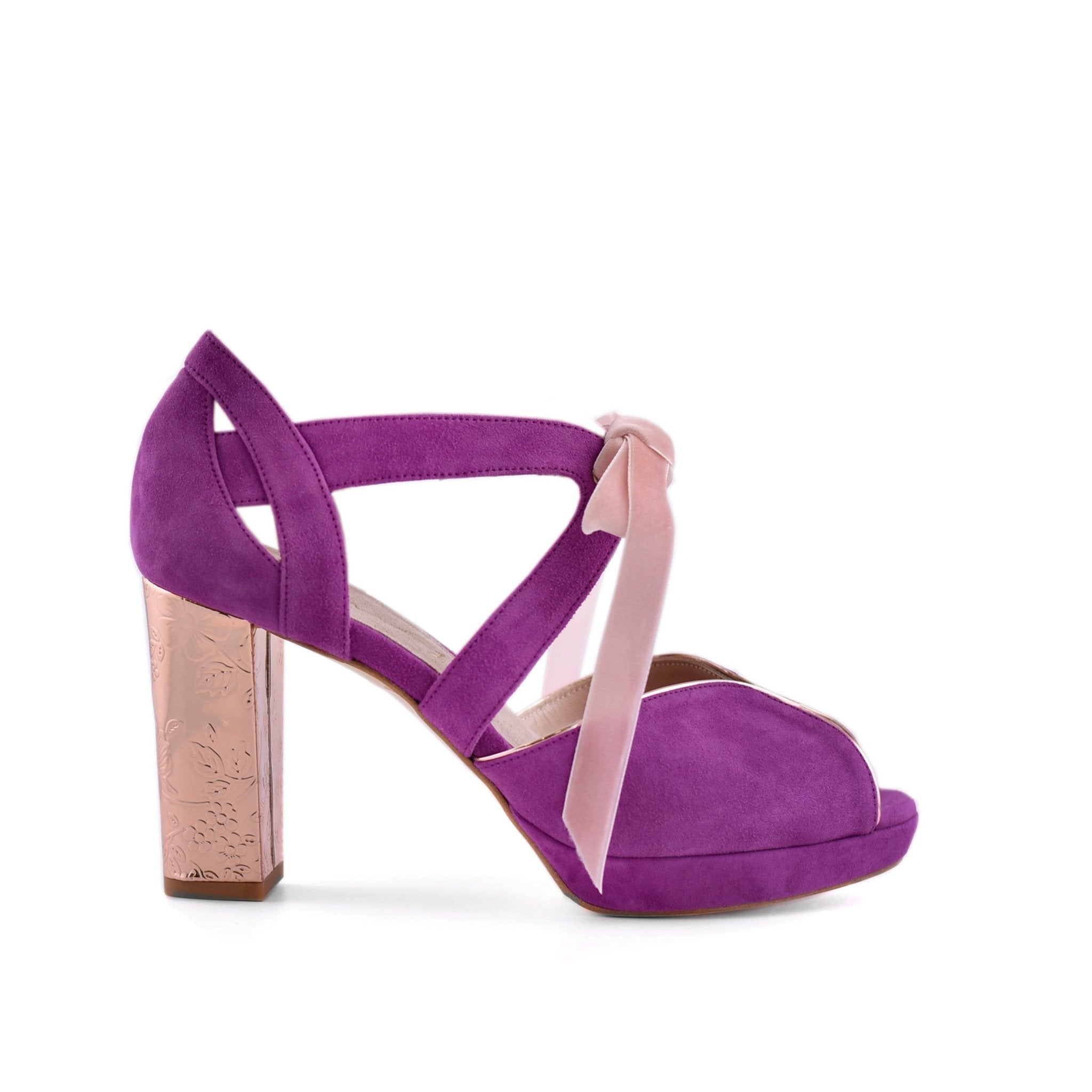 Medialuna Buganvilla Media Luna Espejo Alto — Zapatos de novia Lomas Shoes