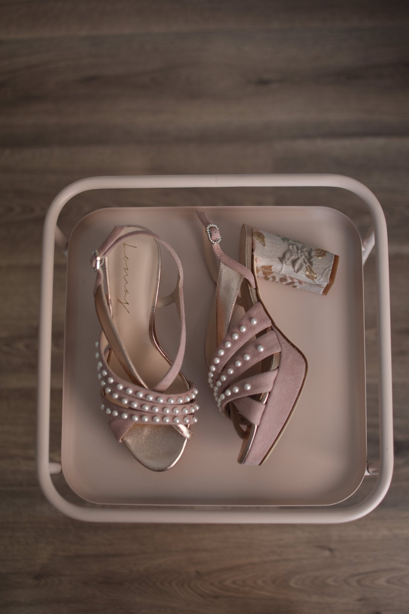 MILEY rosa suave brocado 95 - zapatos_novia
