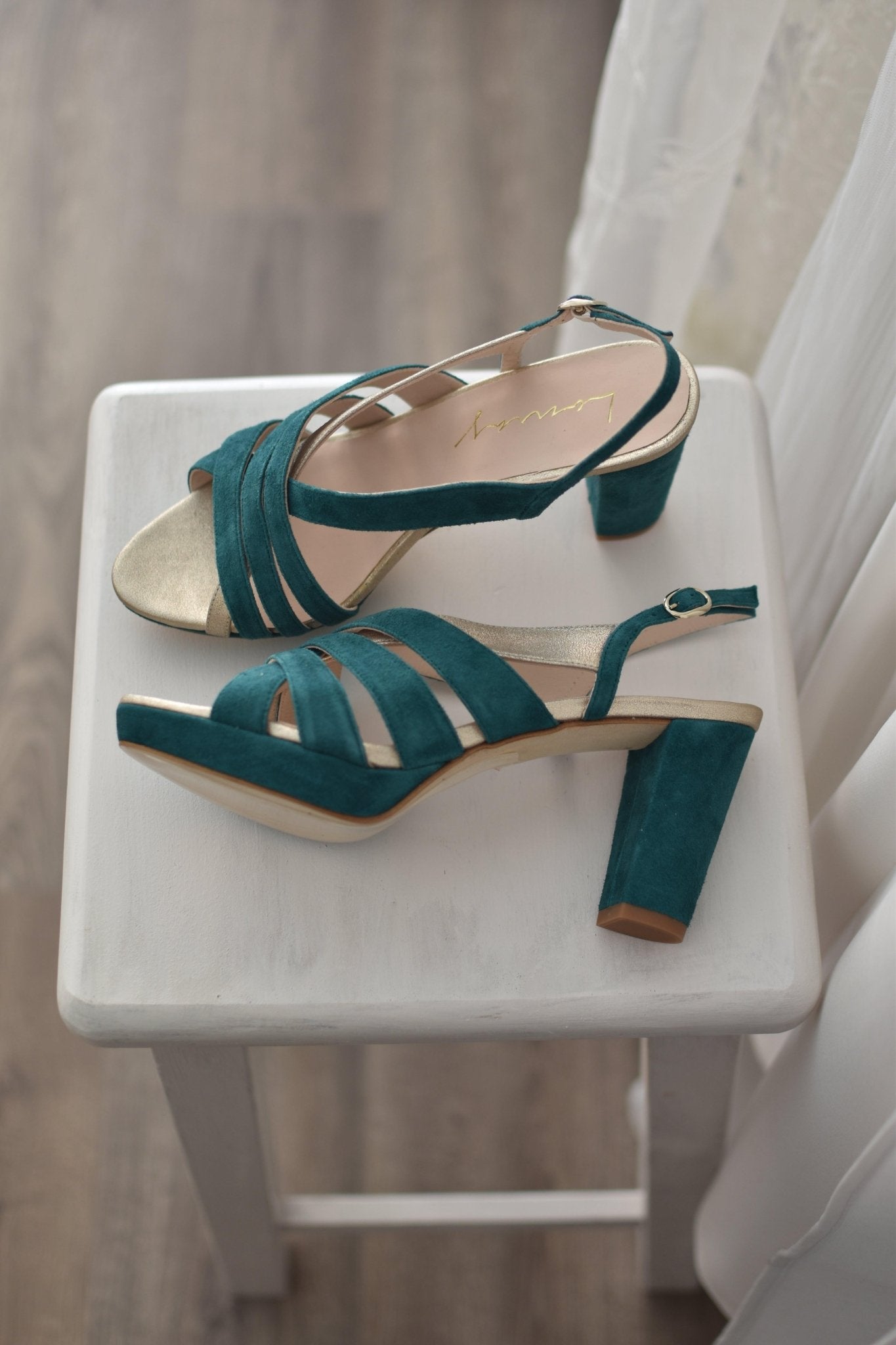 Miley verde garden tacón petit - zapatos_novia