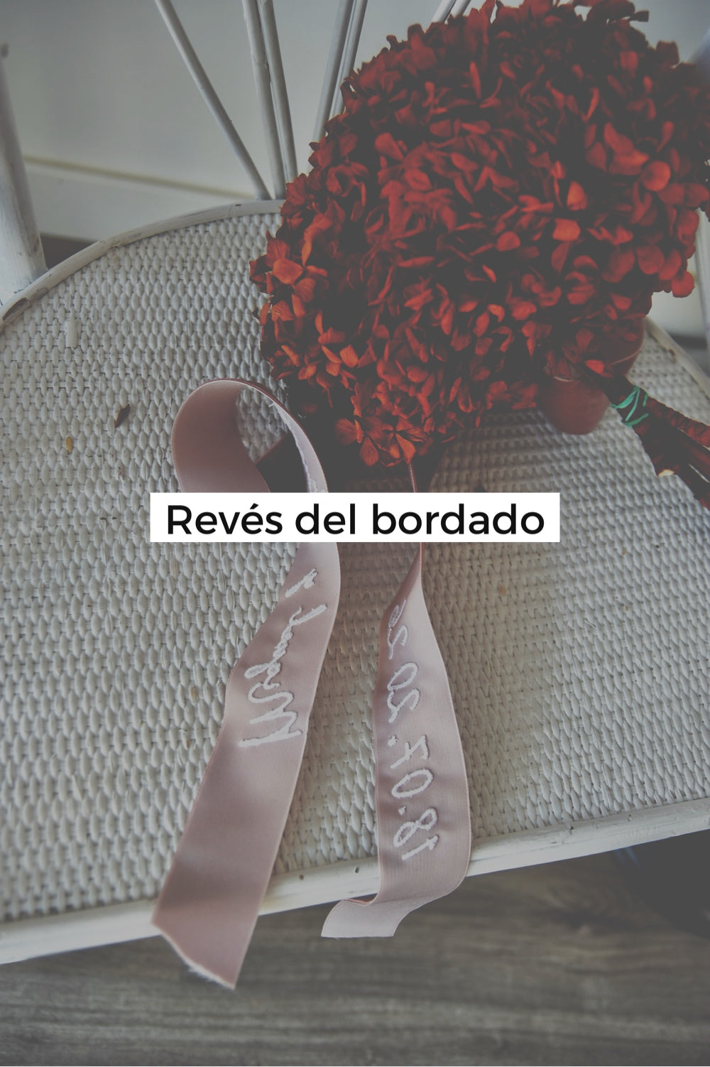 z.Velvet ribbon for bridal bouquet BOUGHT VILLA DARK