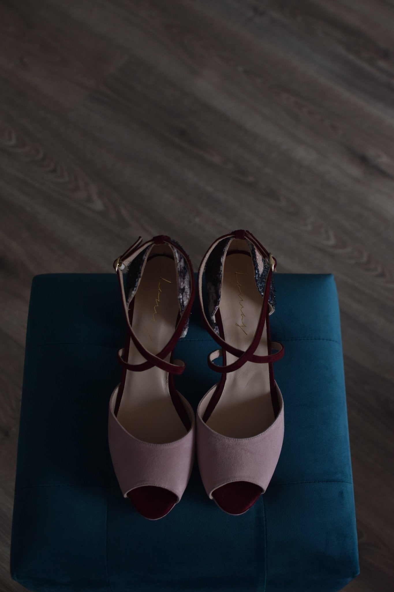 Rosalía abierto rosa claro Tweed 85 - zapatos_novia