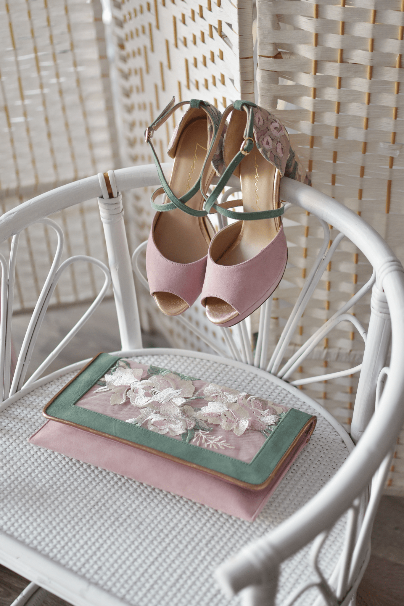 ROSALÍA abierto rosa Jade bordado 95 - zapatos_novia