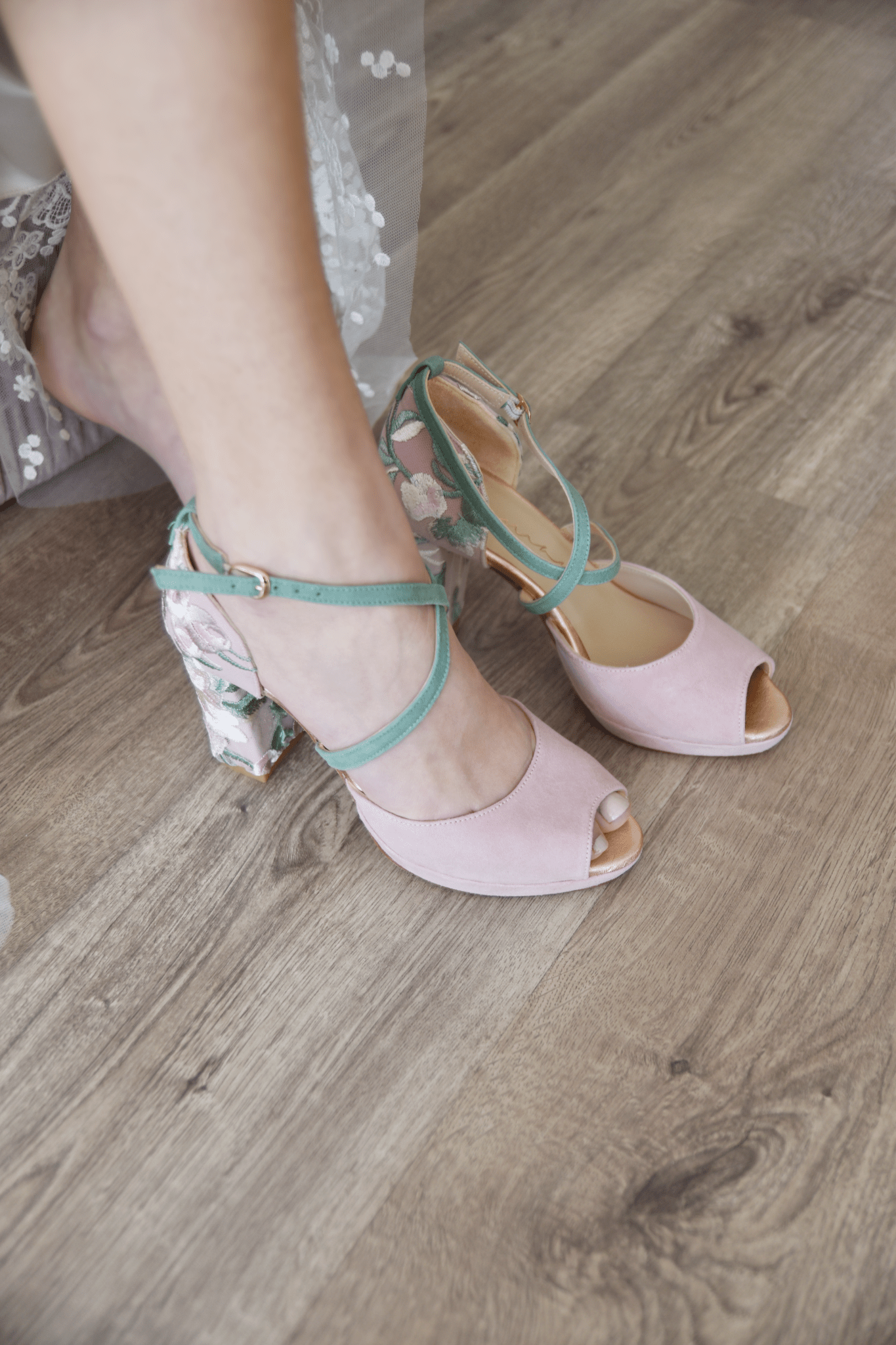 ROSALÍA abierto rosa Jade bordado 95 - zapatos_novia