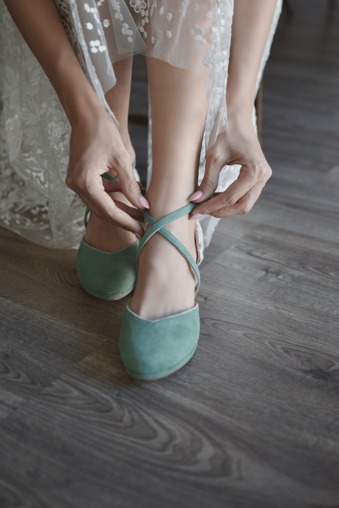ROSALÍA cerrado eucalipto Mary petit - zapatos_novia