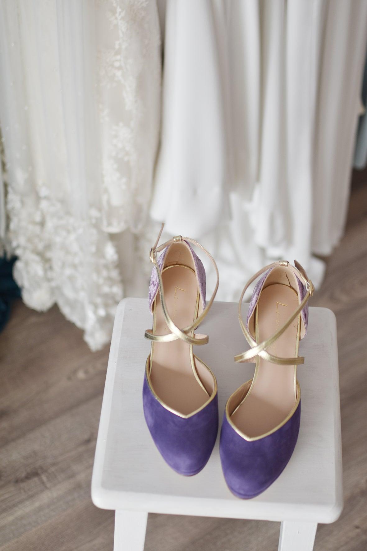 ROSALÍA cerrado Violet Colección Constelación - zapatos_novia