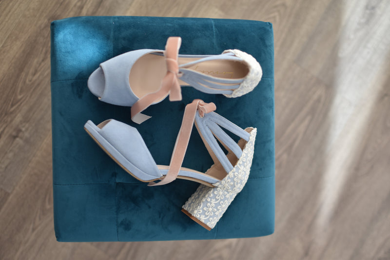 AYLA light blue Marion petit heel