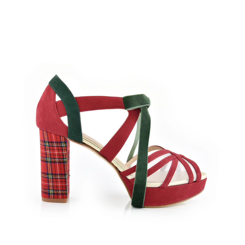 CIARA red tartan 95