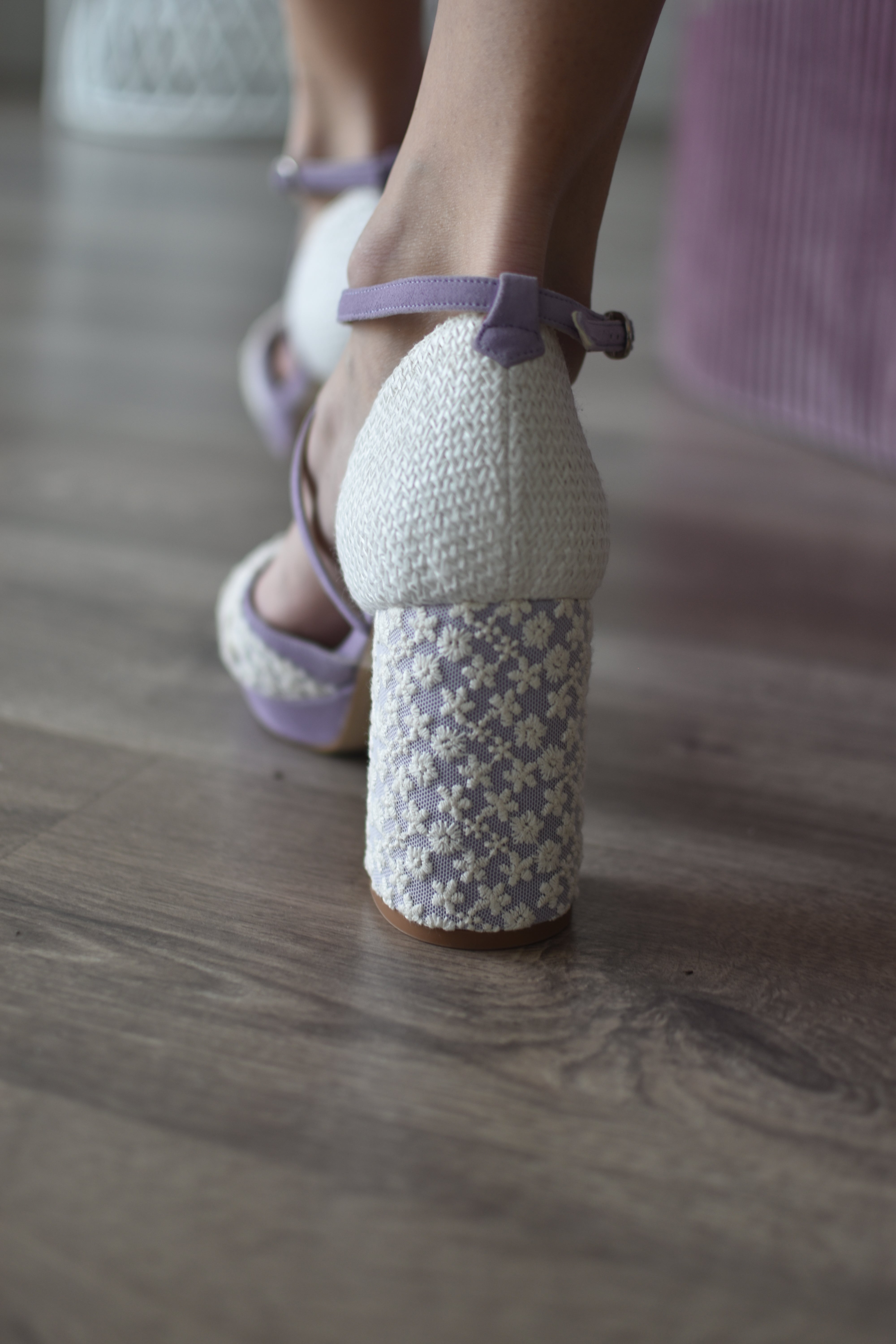 VIKA Lavanda nuevo Marion tacón 85