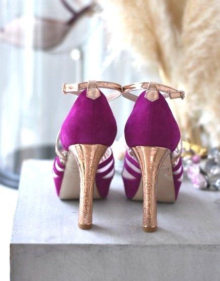 ANTONELLA buganvilla y rosa specchio large 10