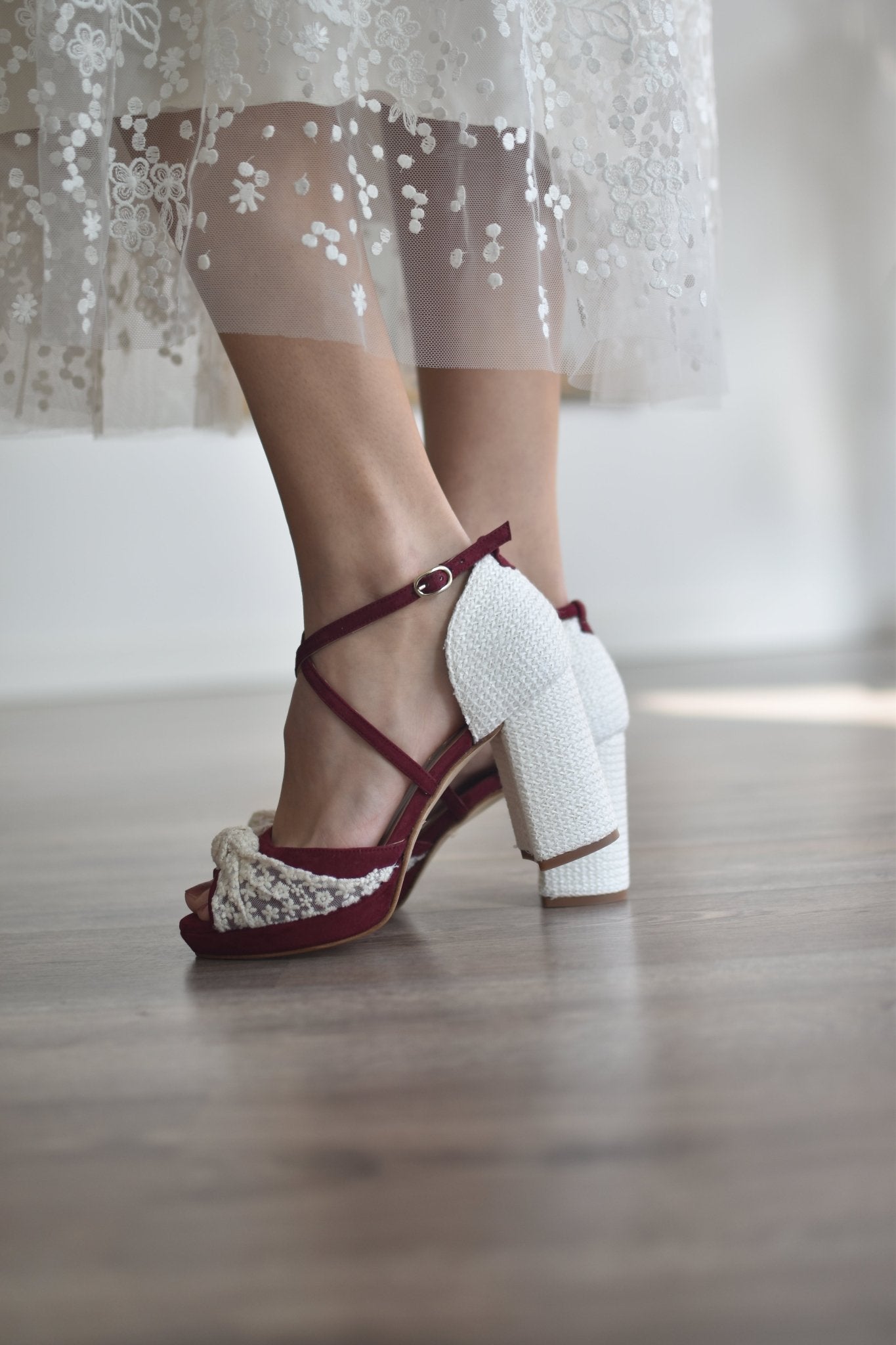 VIKA Burdeos nuevo Marion tacón 85 - zapatos_novia