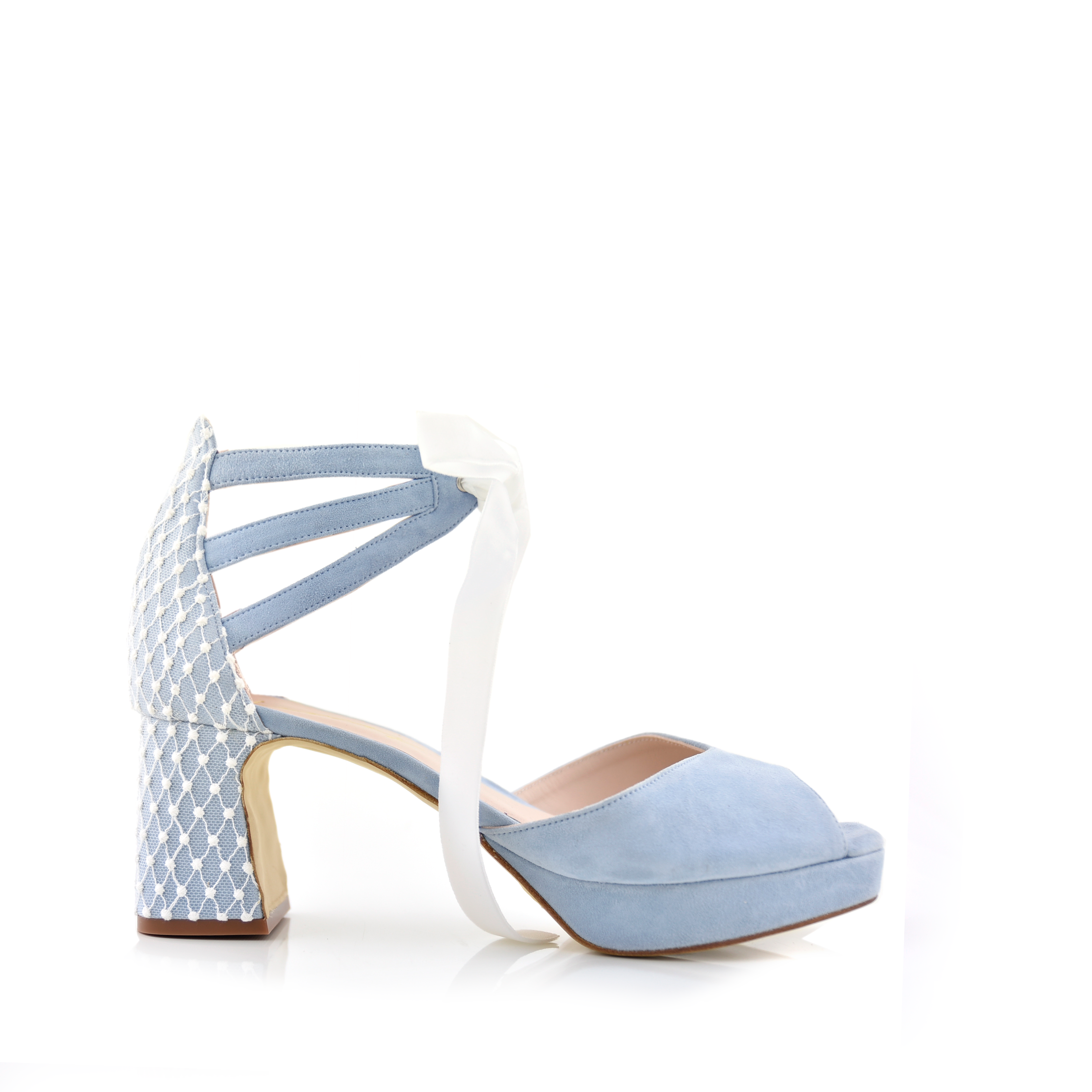 AYLA abierto celeste red plumeti mini horma reina