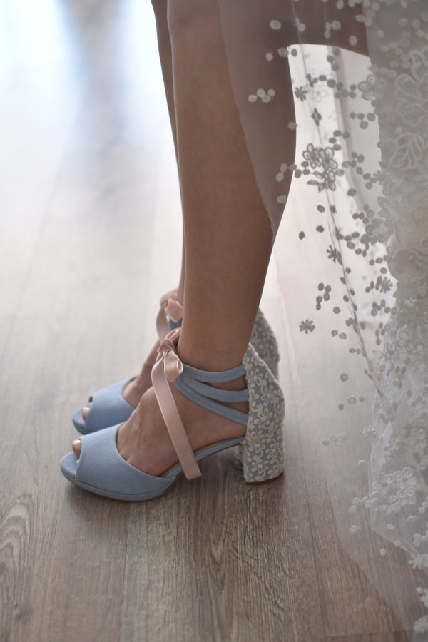 AYLA light blue Marion petit heel