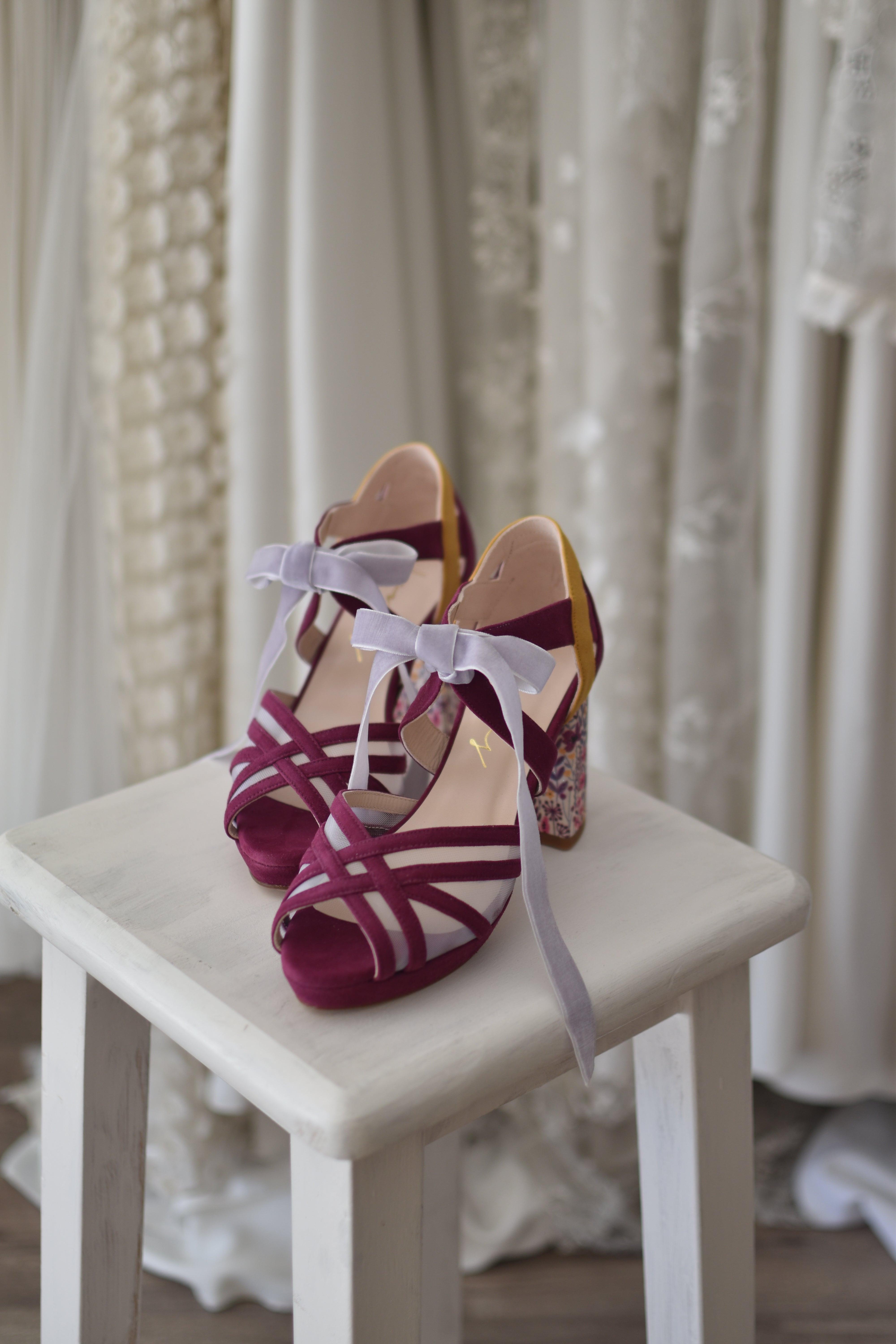 CIARA burdeos y mostaza May red 85