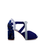 MEDIA LUNA  azul oscuro constelación 85