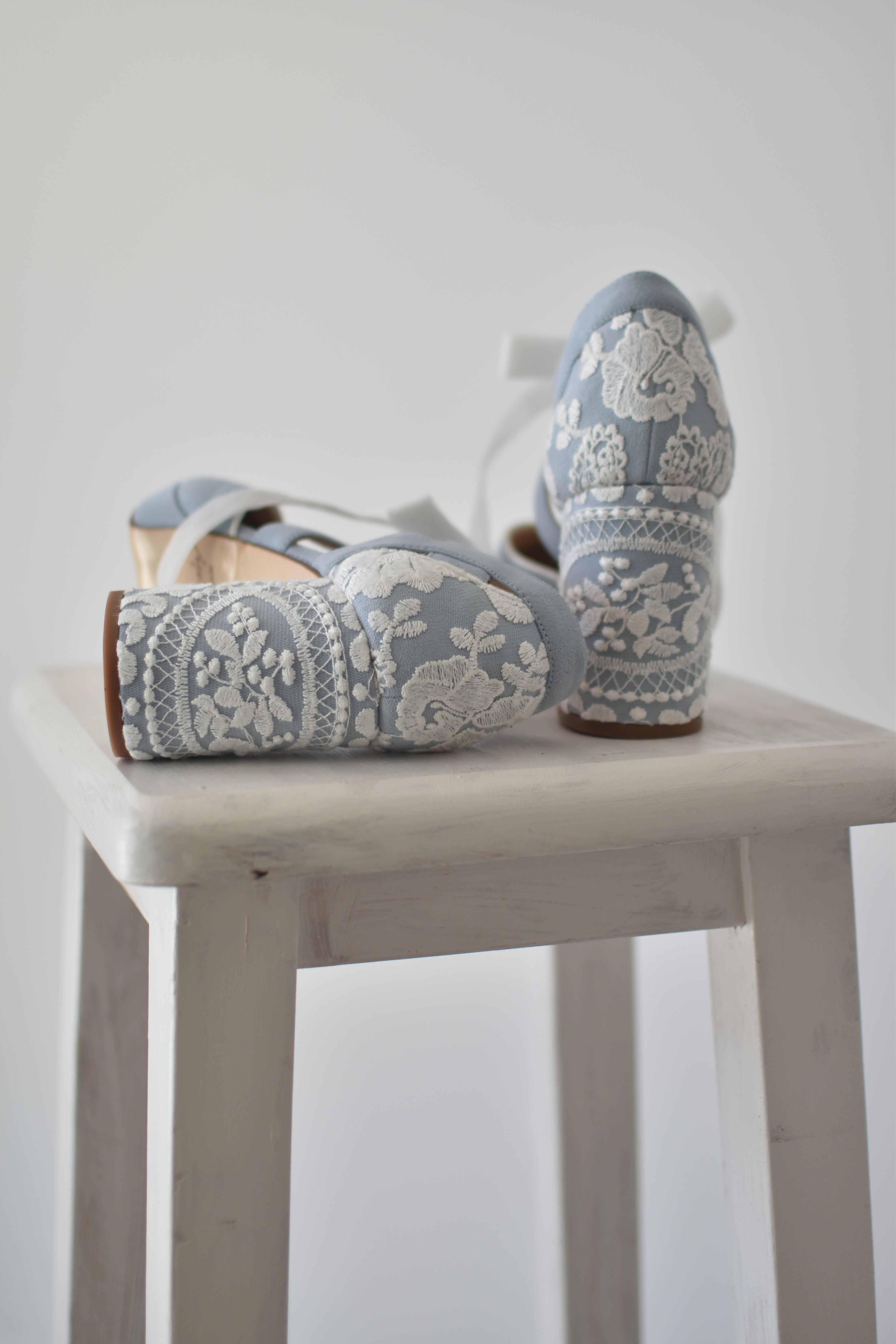 Hera open forest green and mint Constellation heel 9.5cm