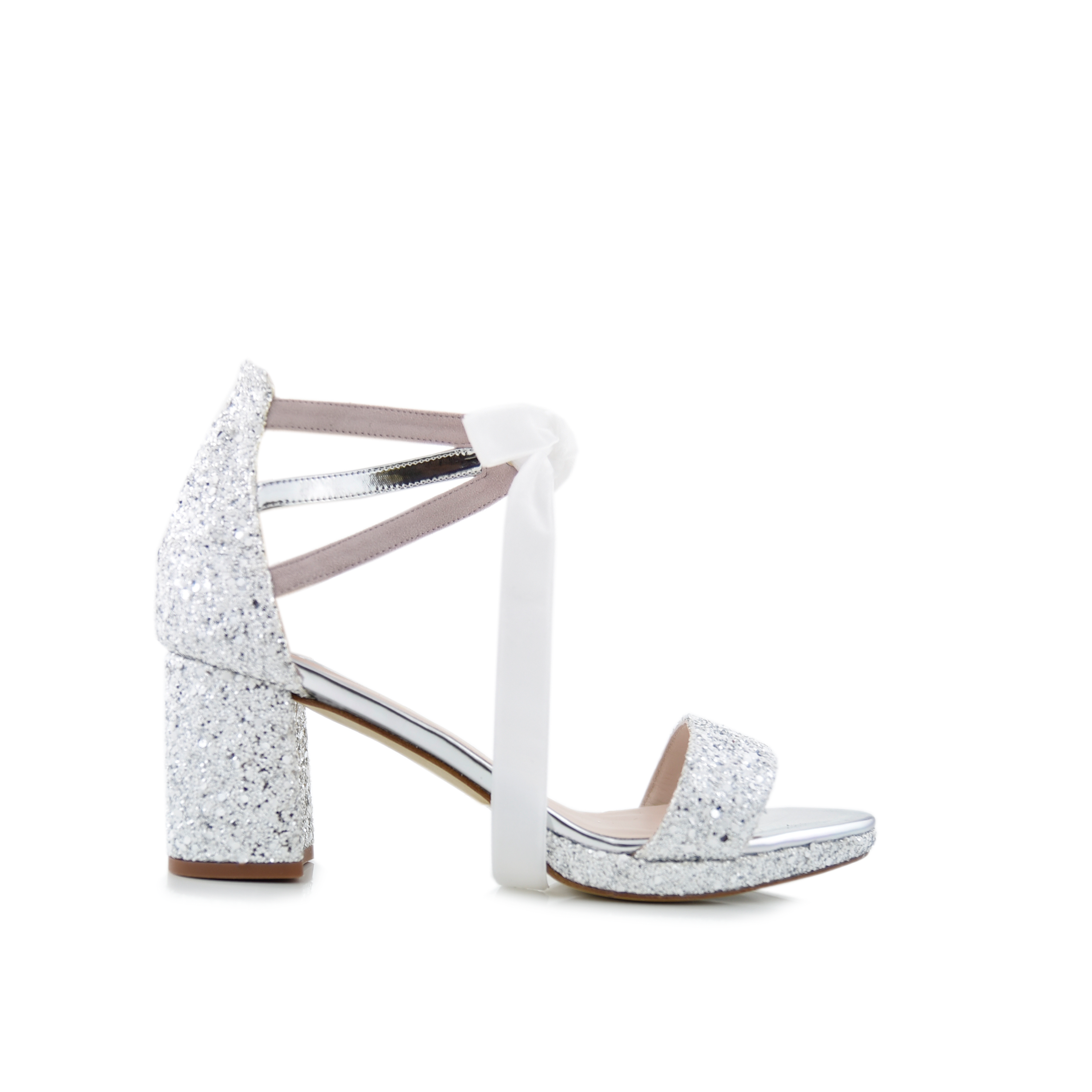 AYLA-DIANA fantasctic glitter blanco con plata petit