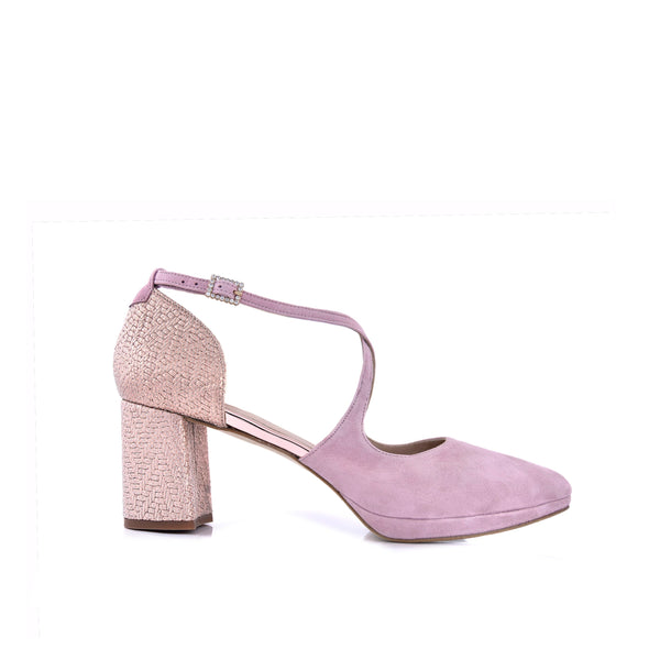 Lola pink engraved Egypt heel 7cm