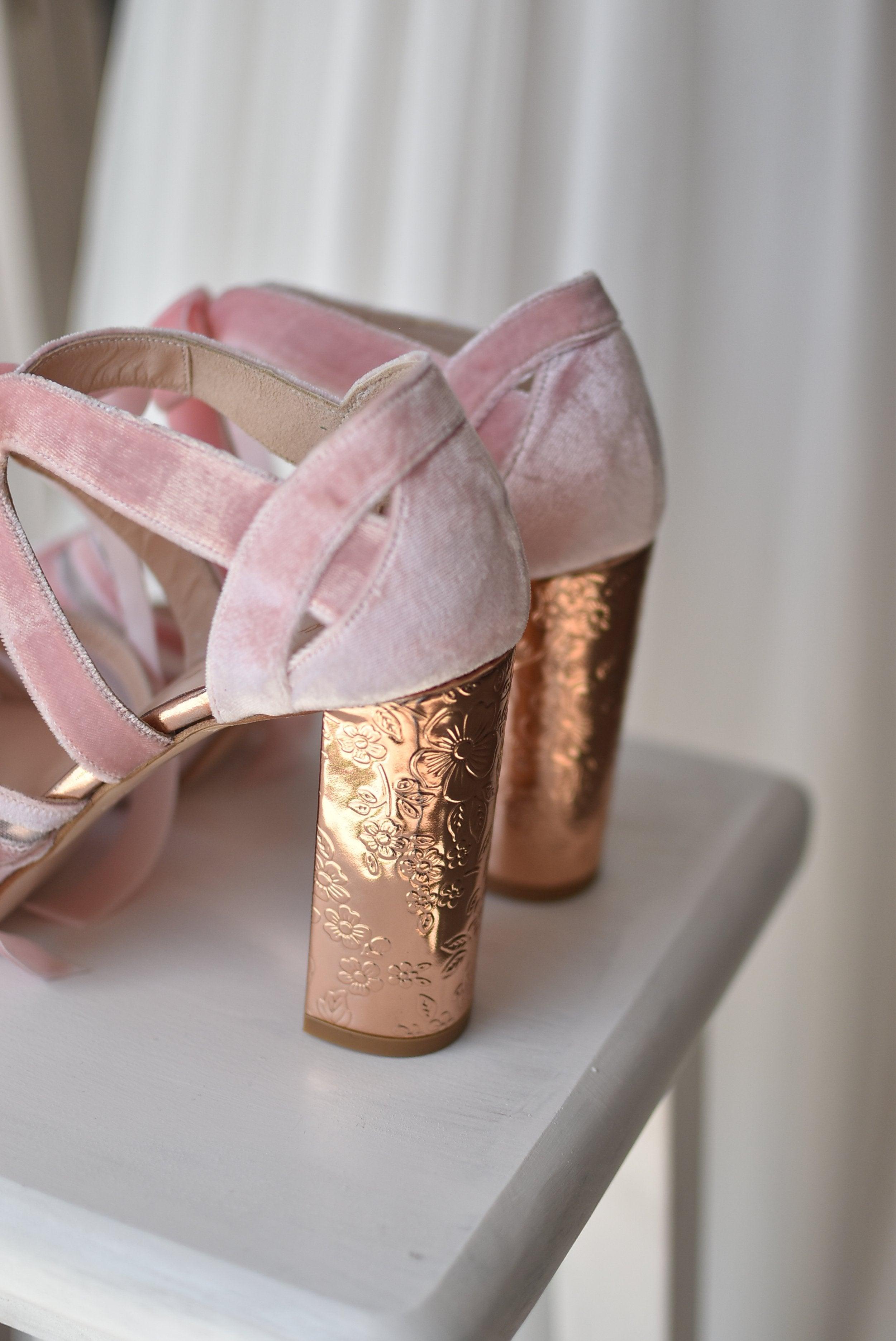 CIARA Light Rosé Specchio floral - Lomas-shoes