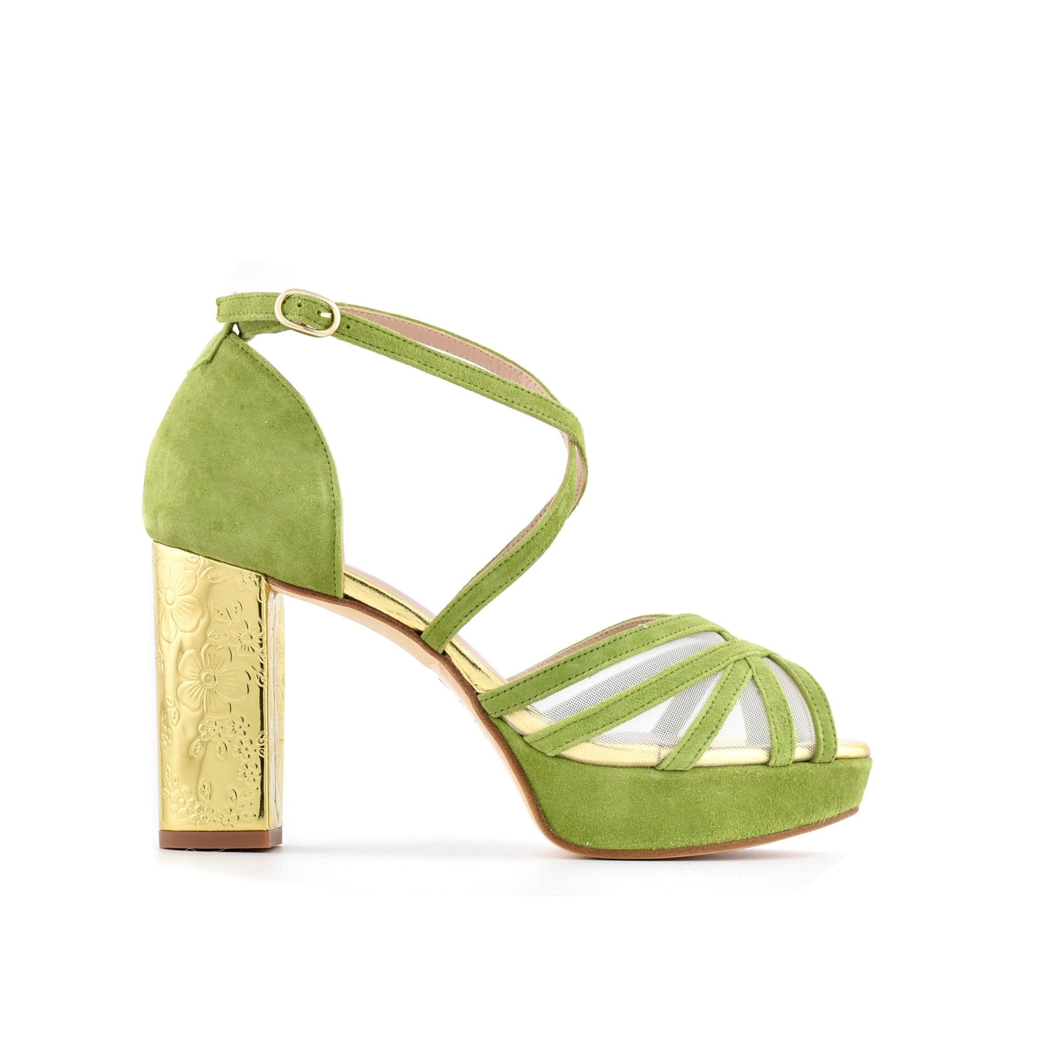 Antonella Oro Lima Alto — Zapatos de novia Lomas Shoes