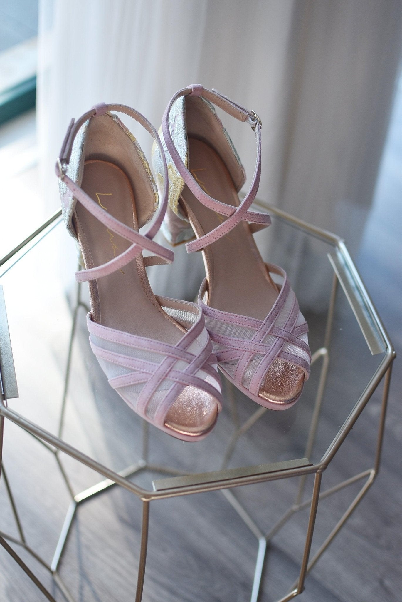 ANTONELLA rosa Palacio Real midi - zapatos_novia