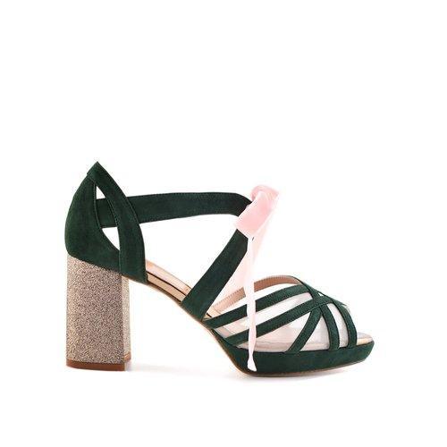 CIARA verde forest glitter bronce 85 - zapatos_novia