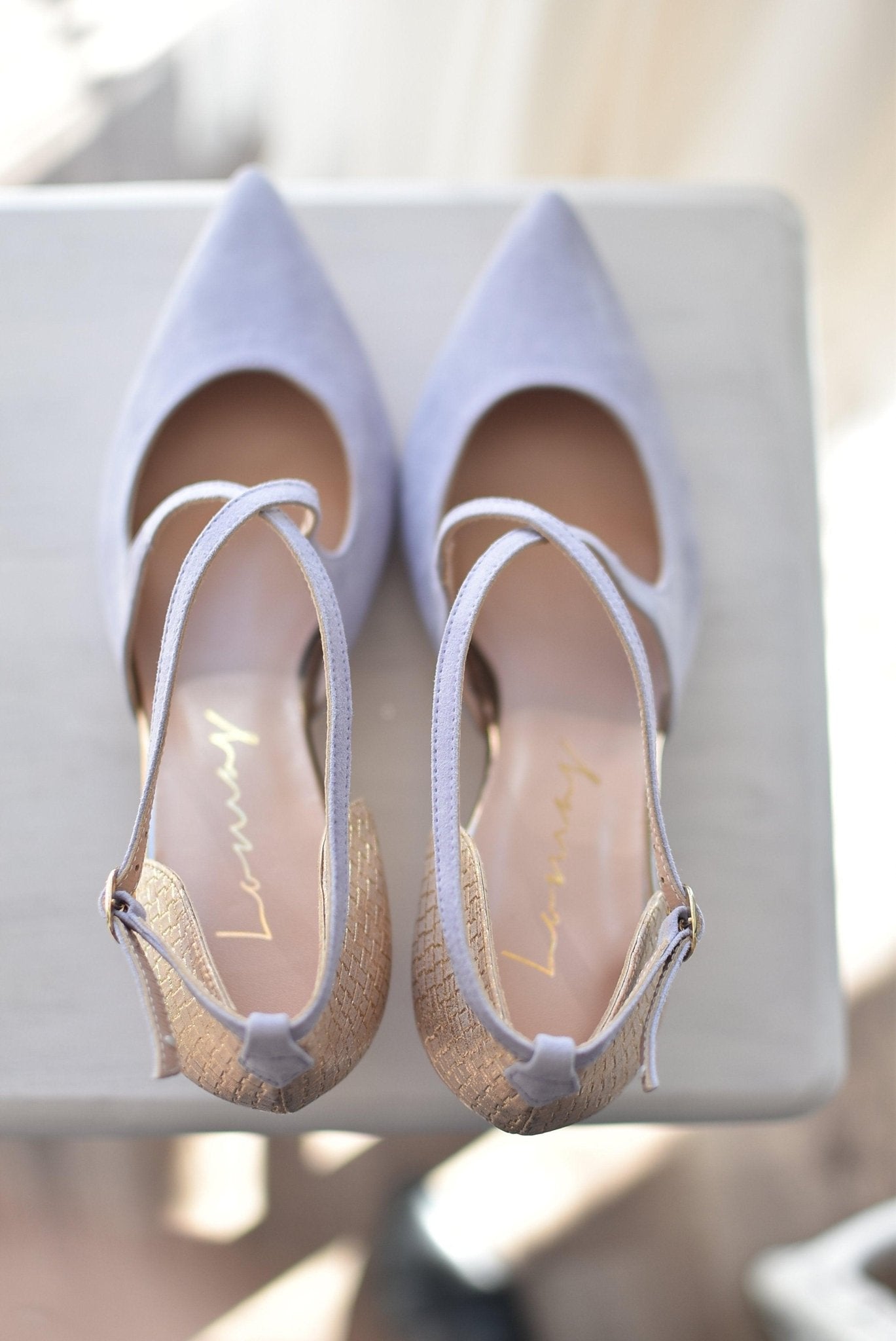 LOLA glicine lavanda texture midi - zapatos_novia