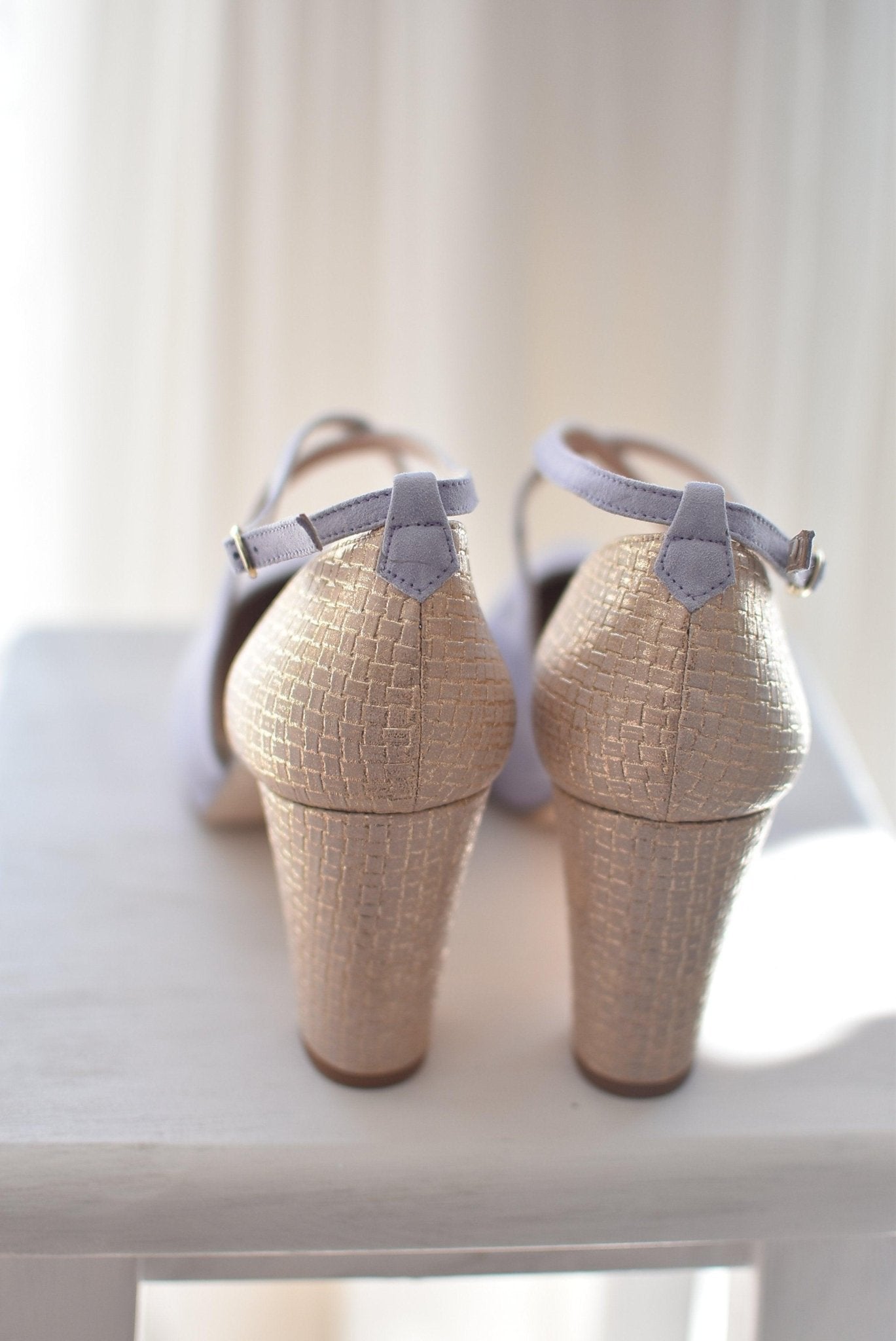LOLA glicine lavanda texture midi - zapatos_novia