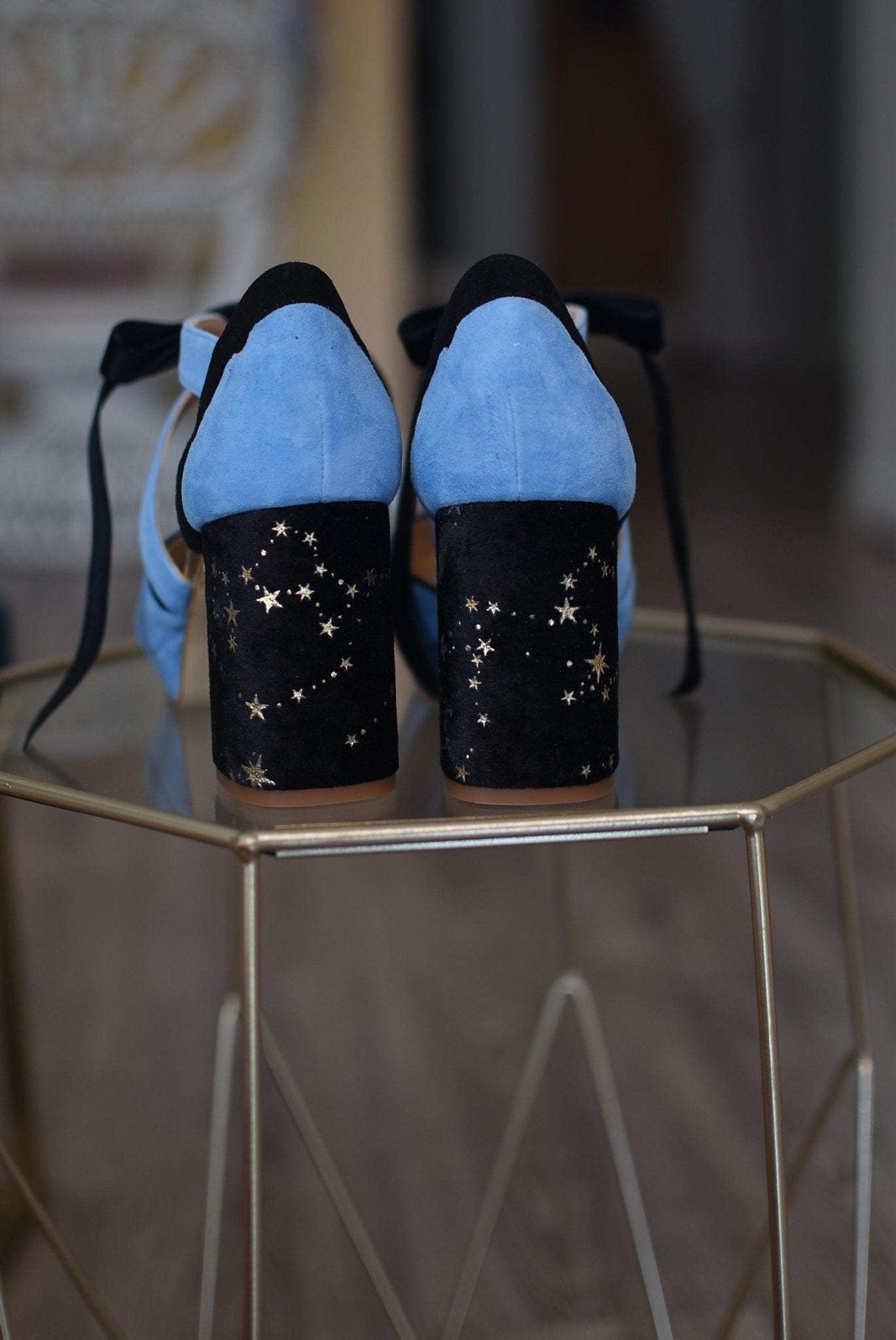 MEDIA LUNA Blue Constelación 85 - zapatos_novia