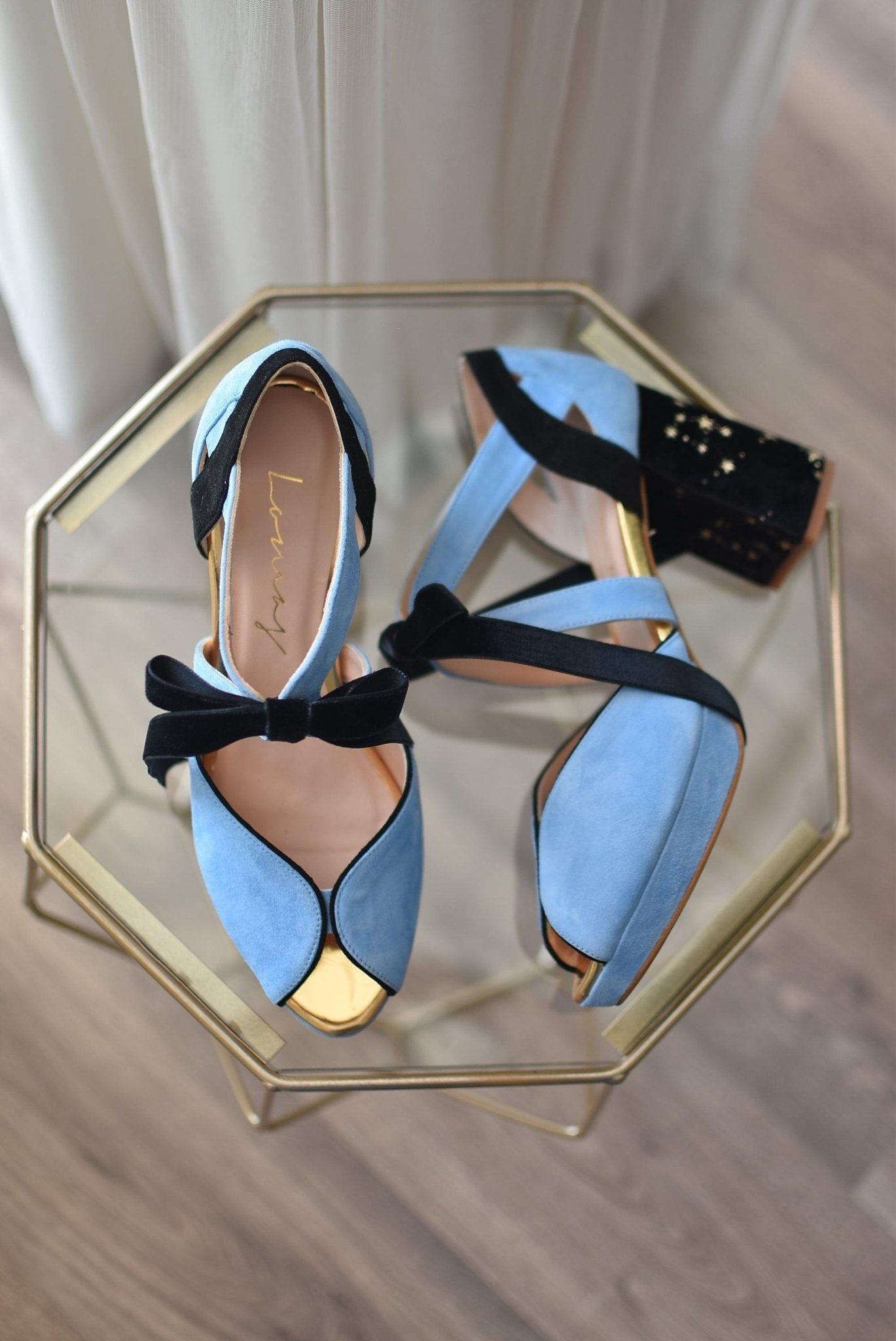 MEDIA LUNA Blue Constelación 85 - zapatos_novia